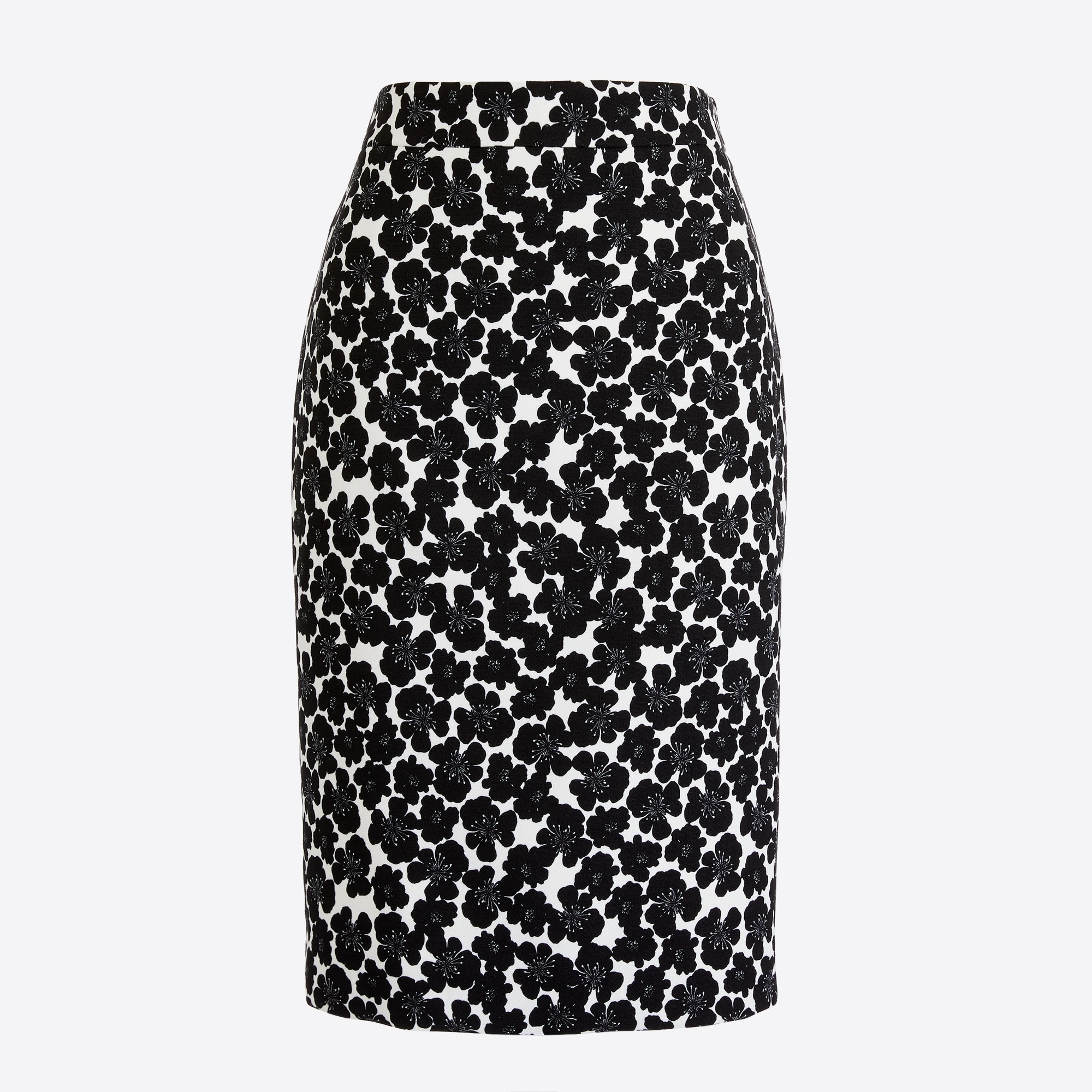 Stretch pencil skirt