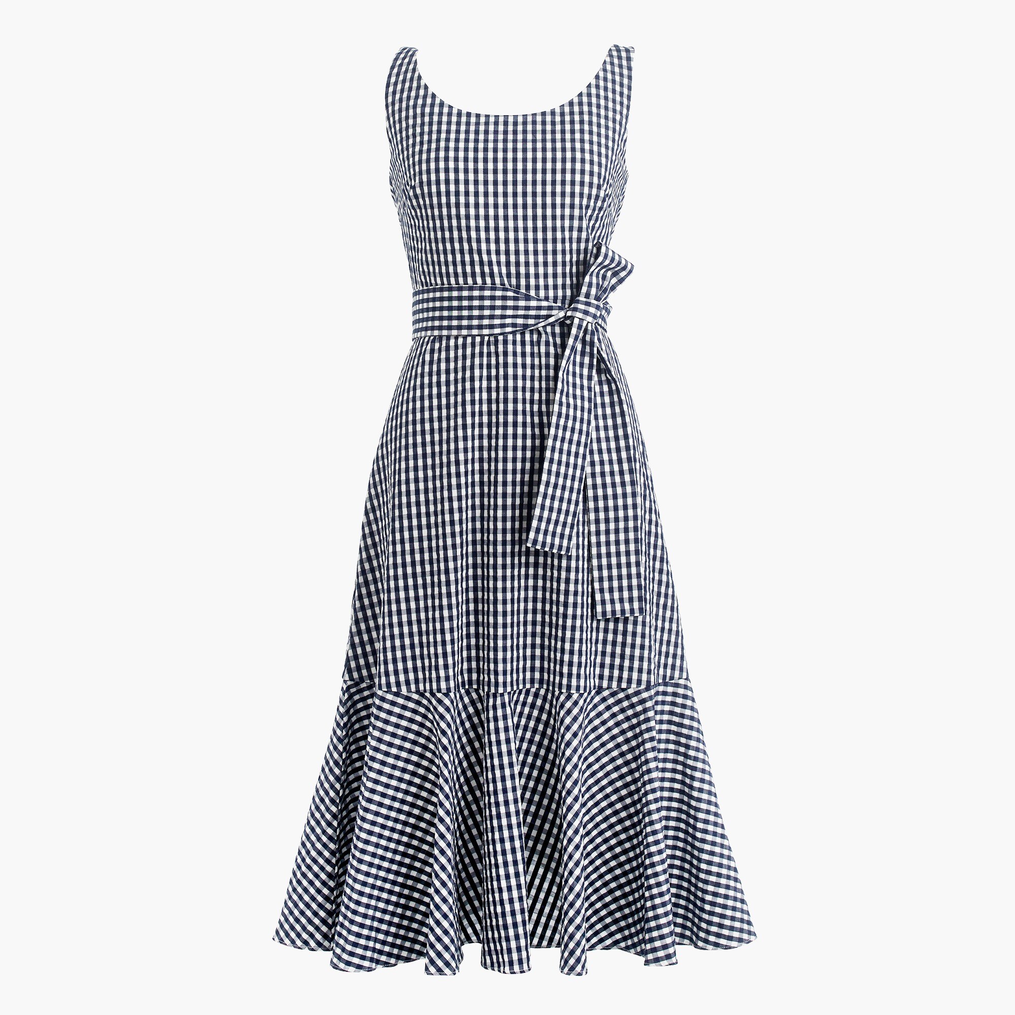 j crew black and white dress