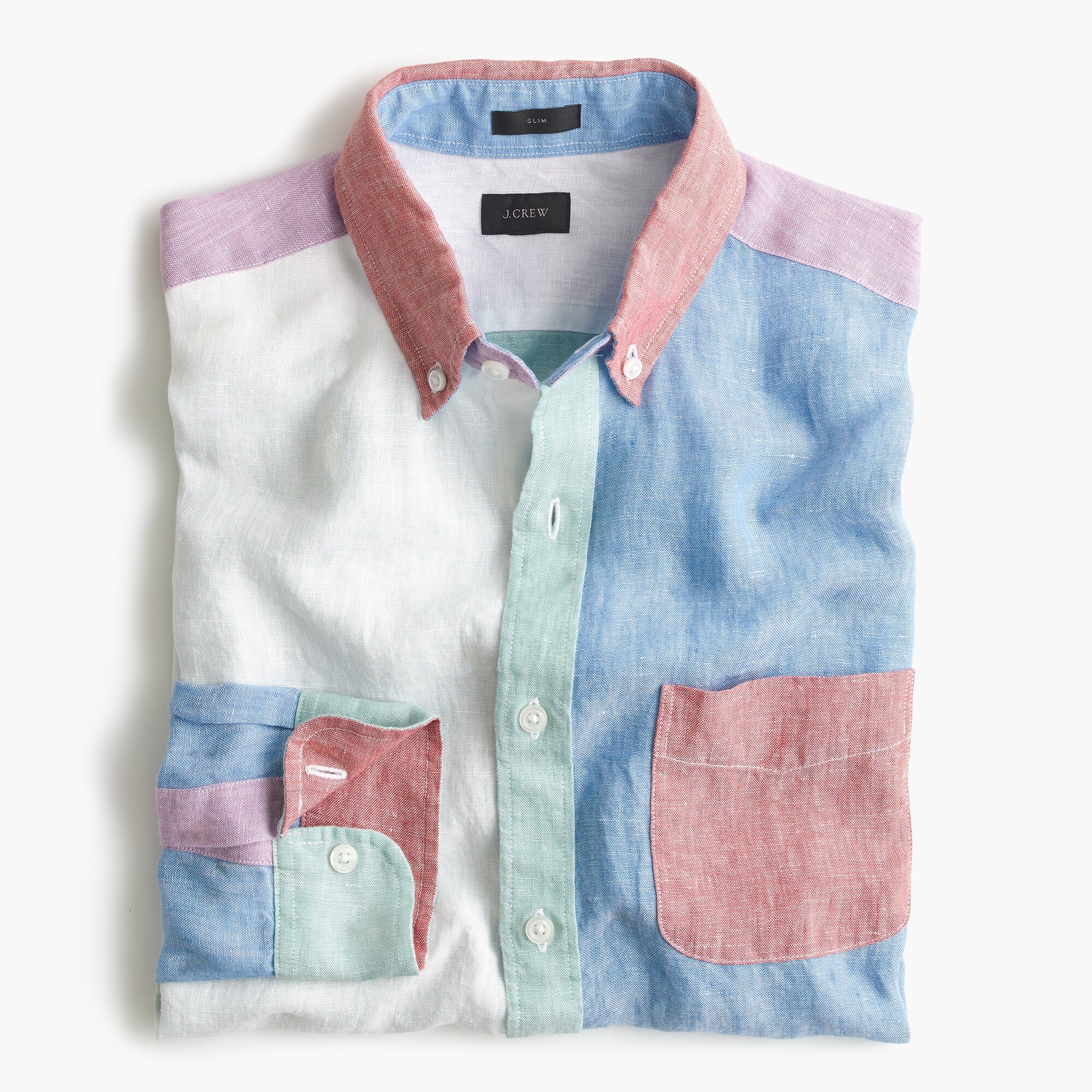 Slim linen cocktail shirt : | J.Crew