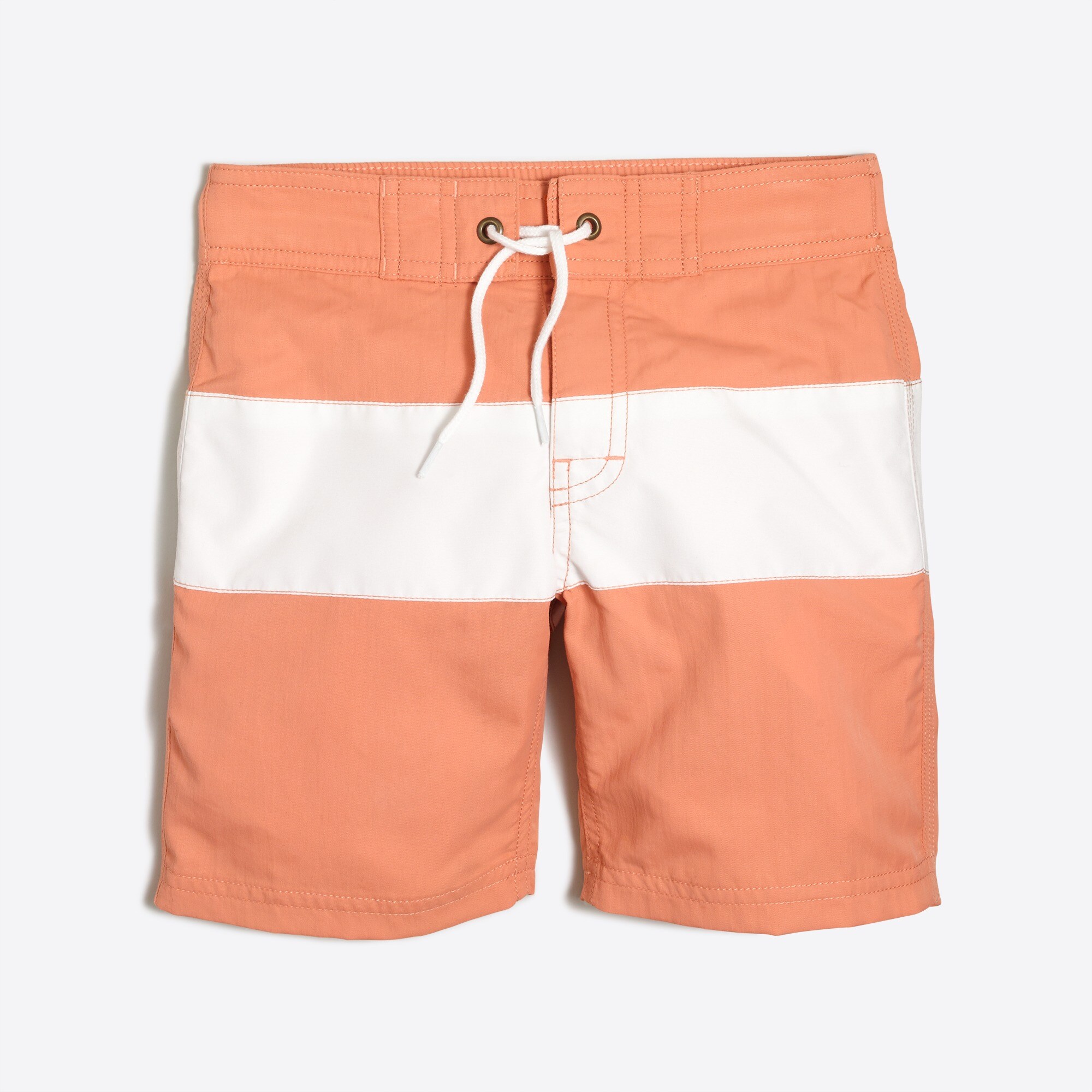 boys' striped board short for boys