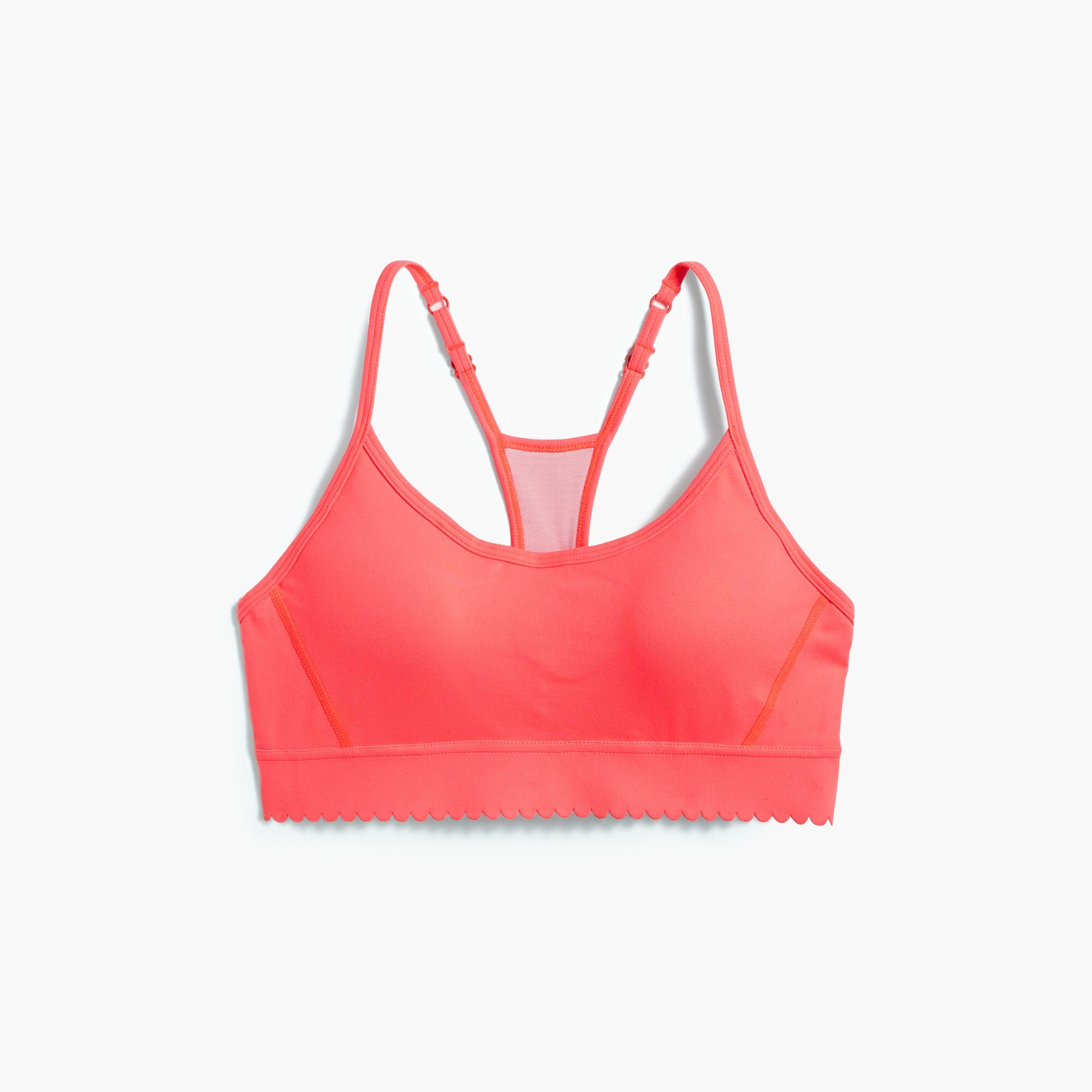 new balance® for j.crew scalloped performance sports bra for women