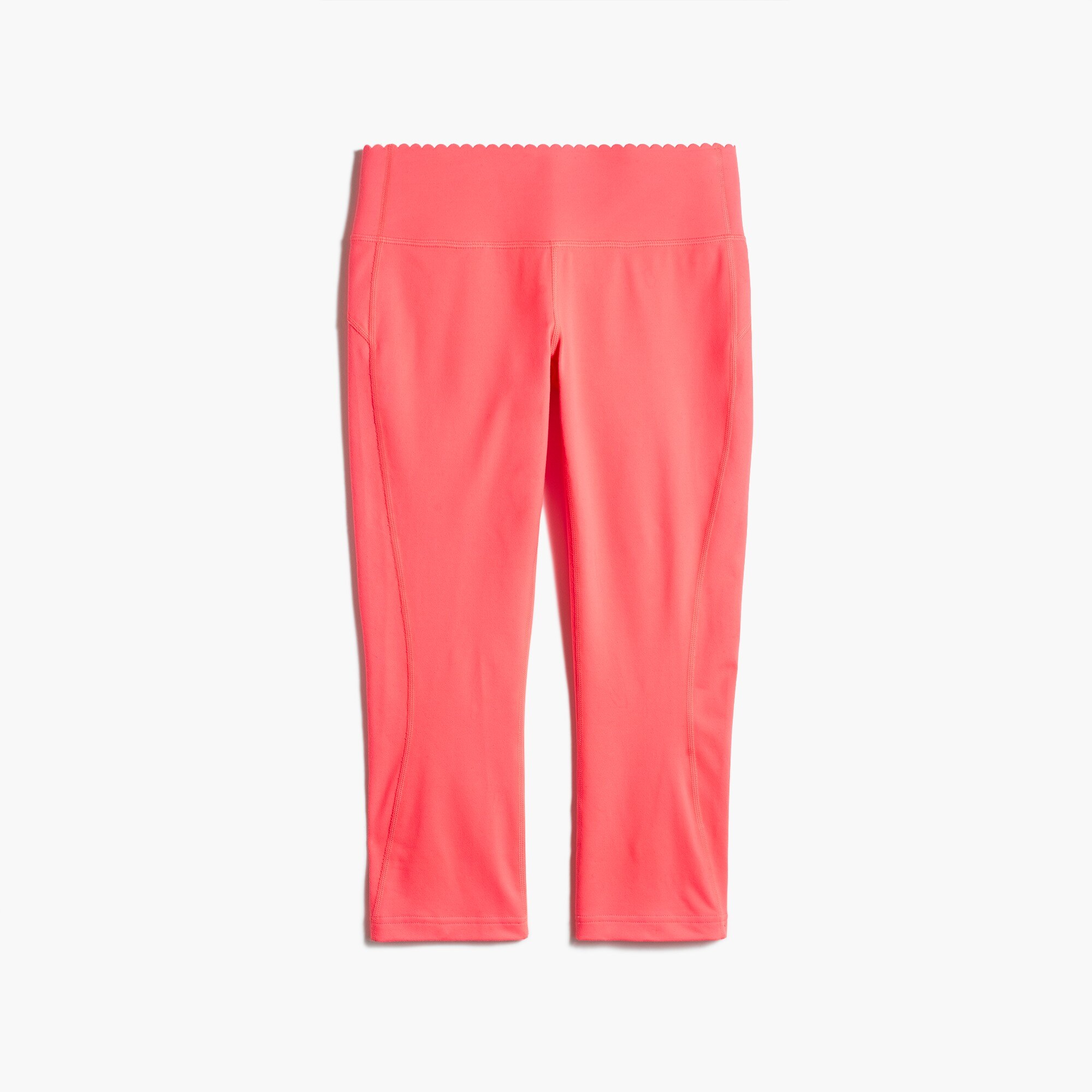 new balance® for j.crew scalloped performance capri leggings for women