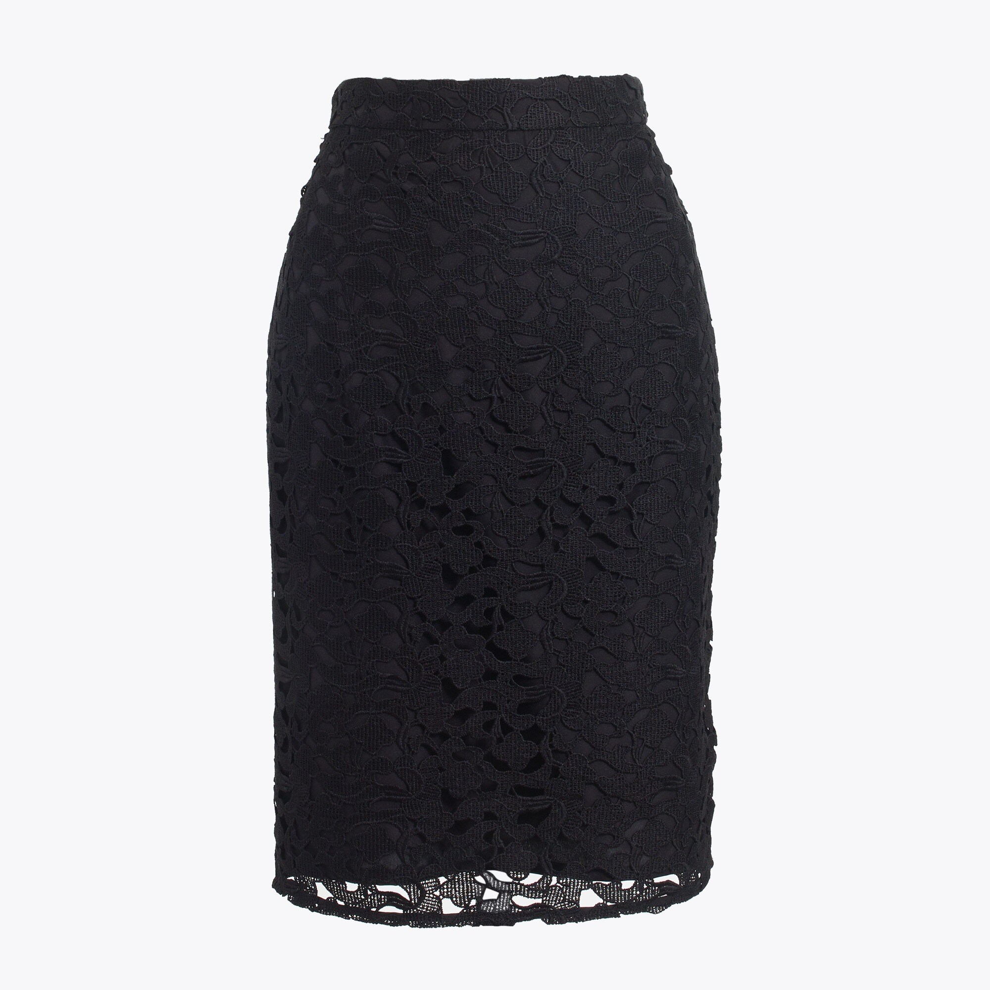 Lace pencil skirt