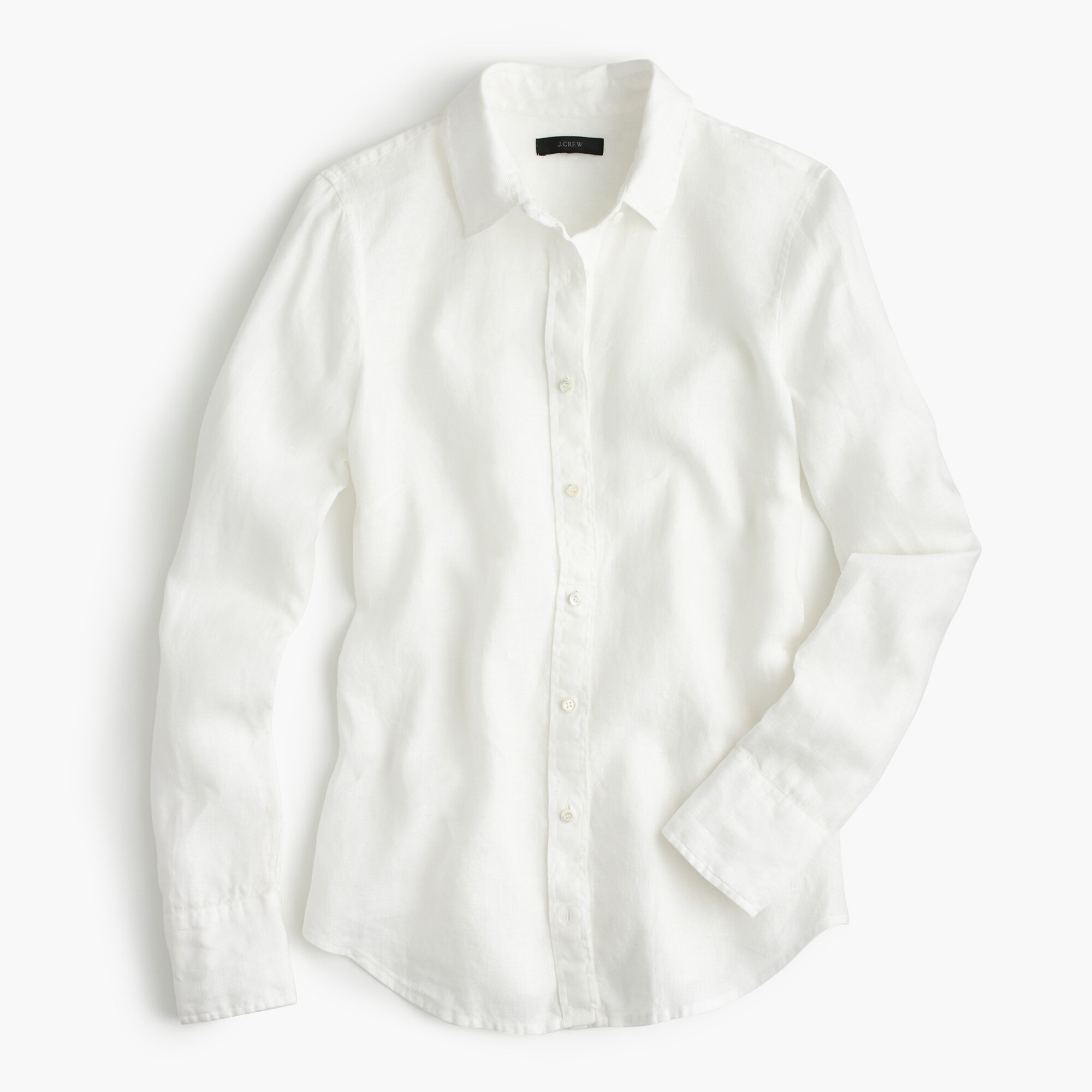 Slim perfect shirt in piece-dyed Irish linen