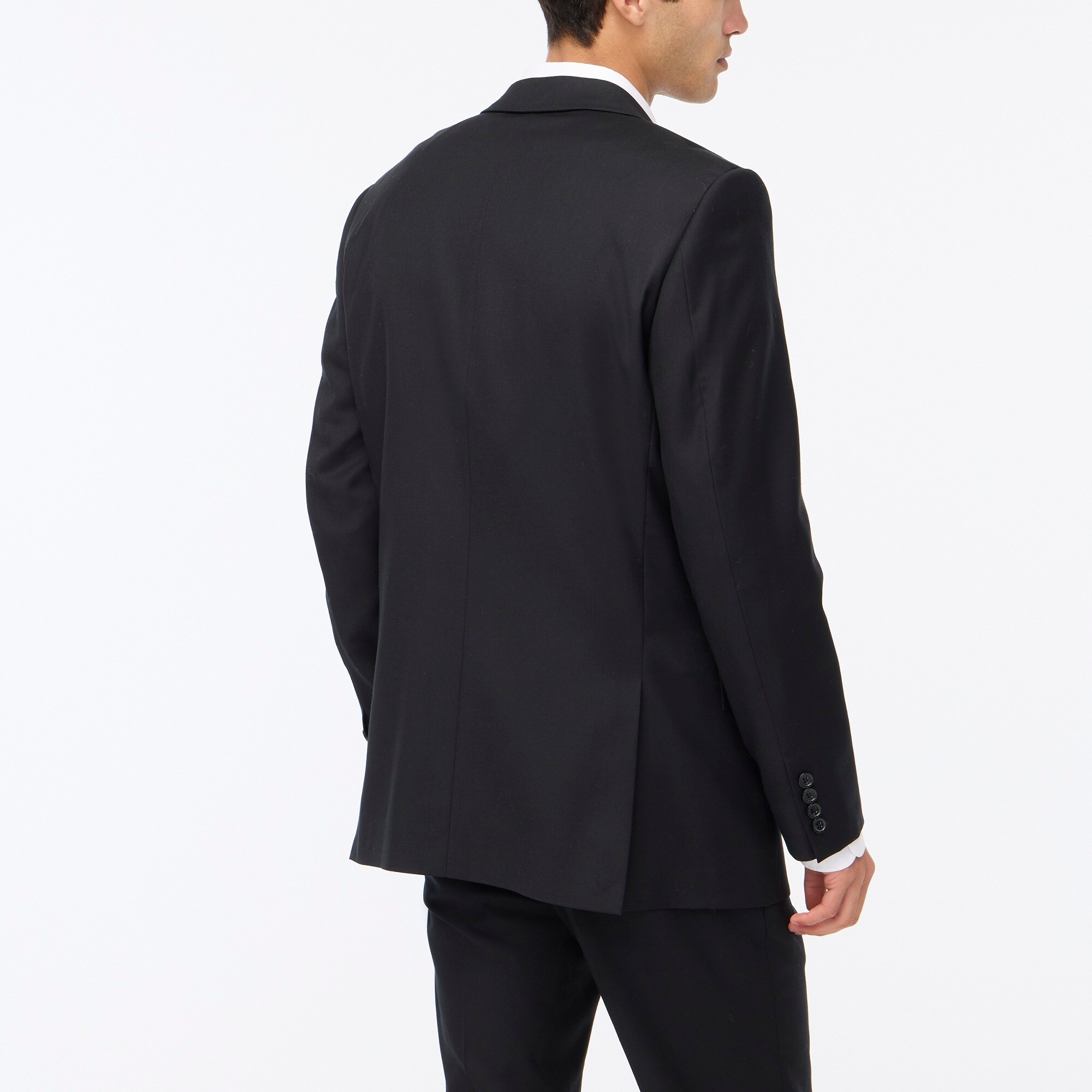 Slim-fit Thompson worsted wool suit jacket