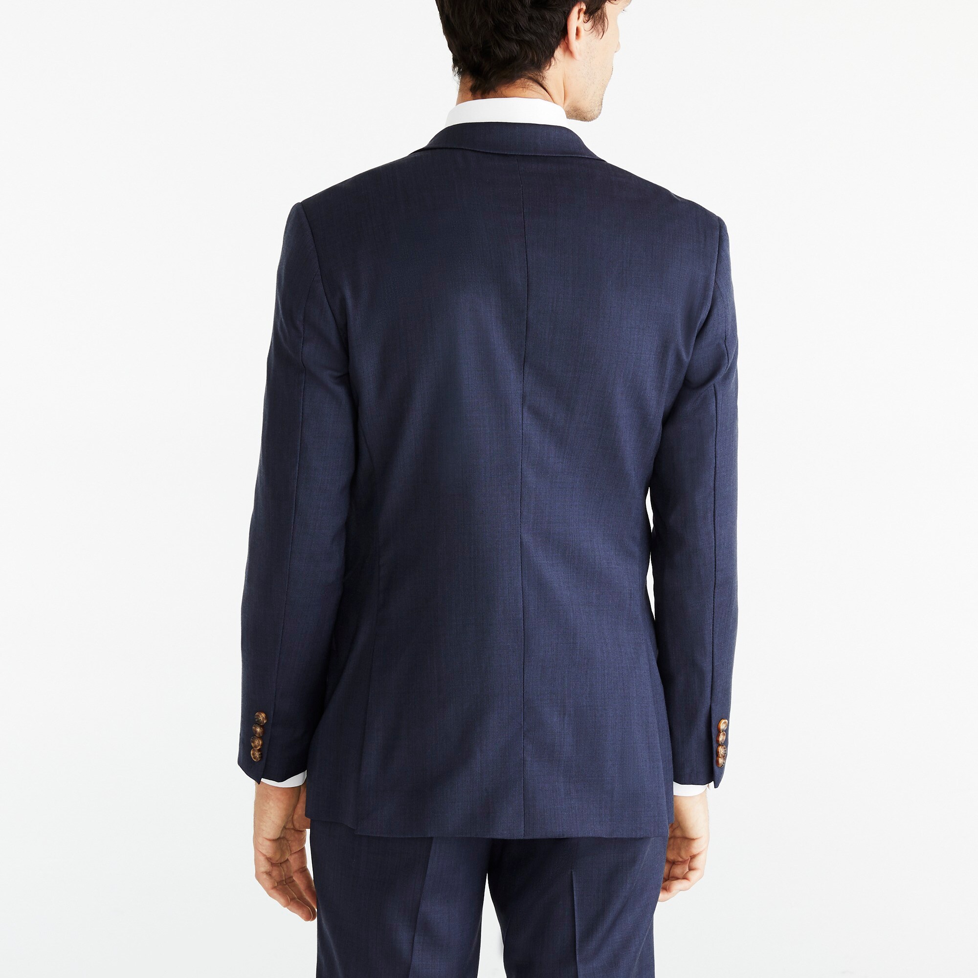 Slim-fit Thompson worsted wool suit jacket