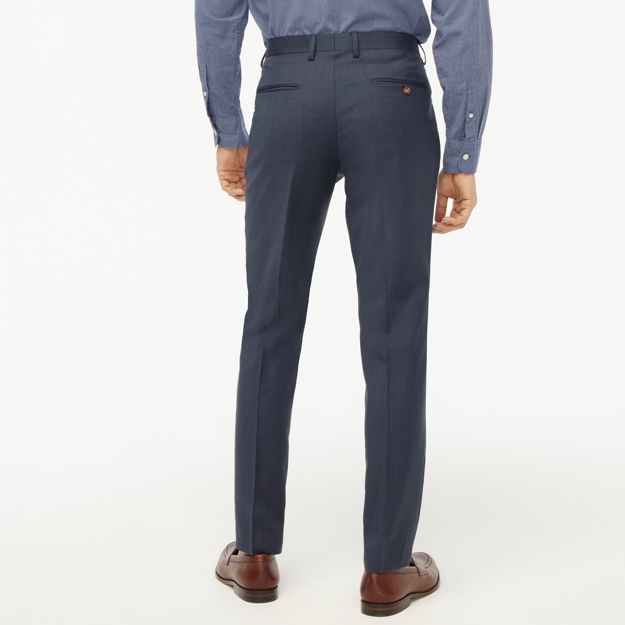 Slim-fit Thompson worsted wool suit pant