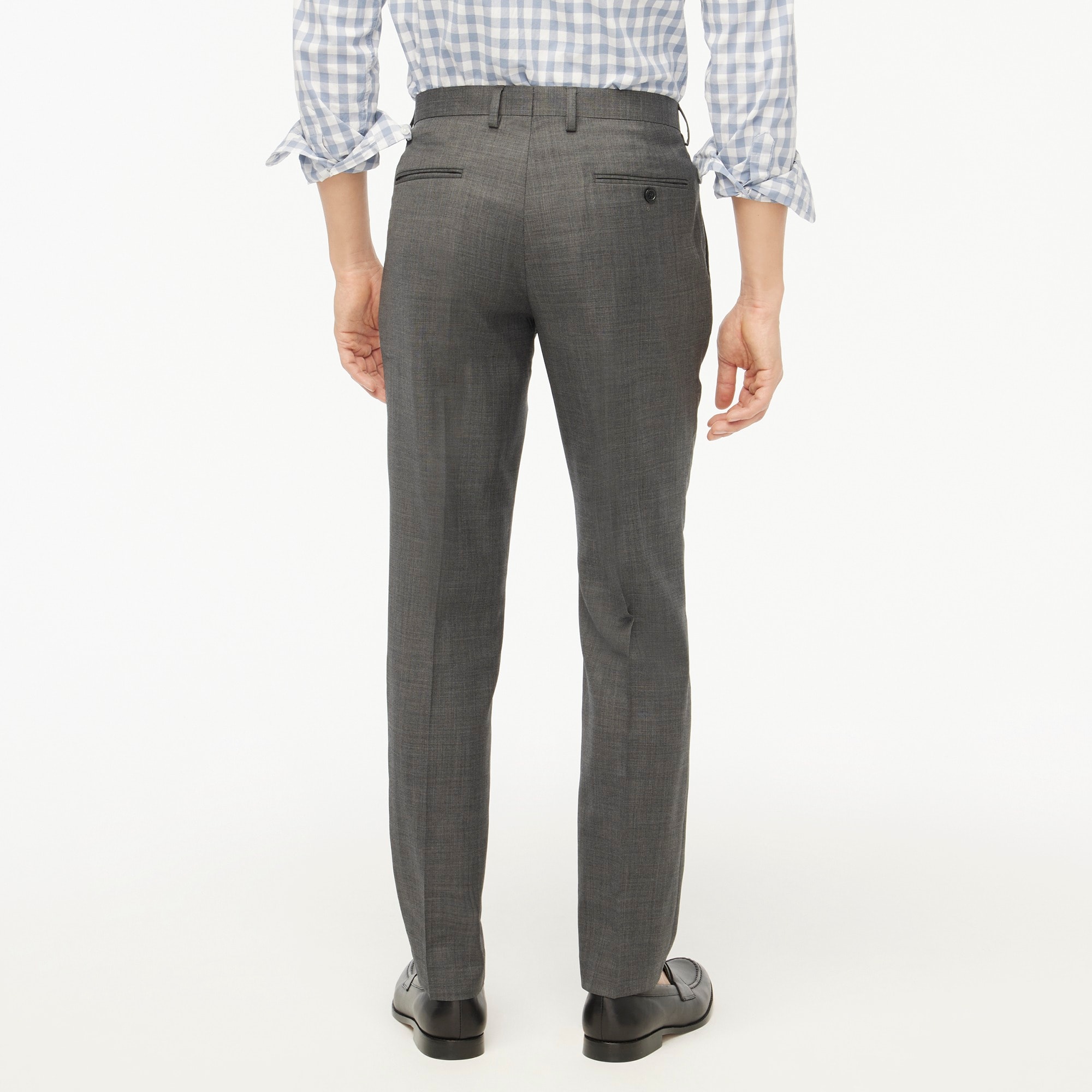 Slim-fit Thompson worsted wool suit pant
