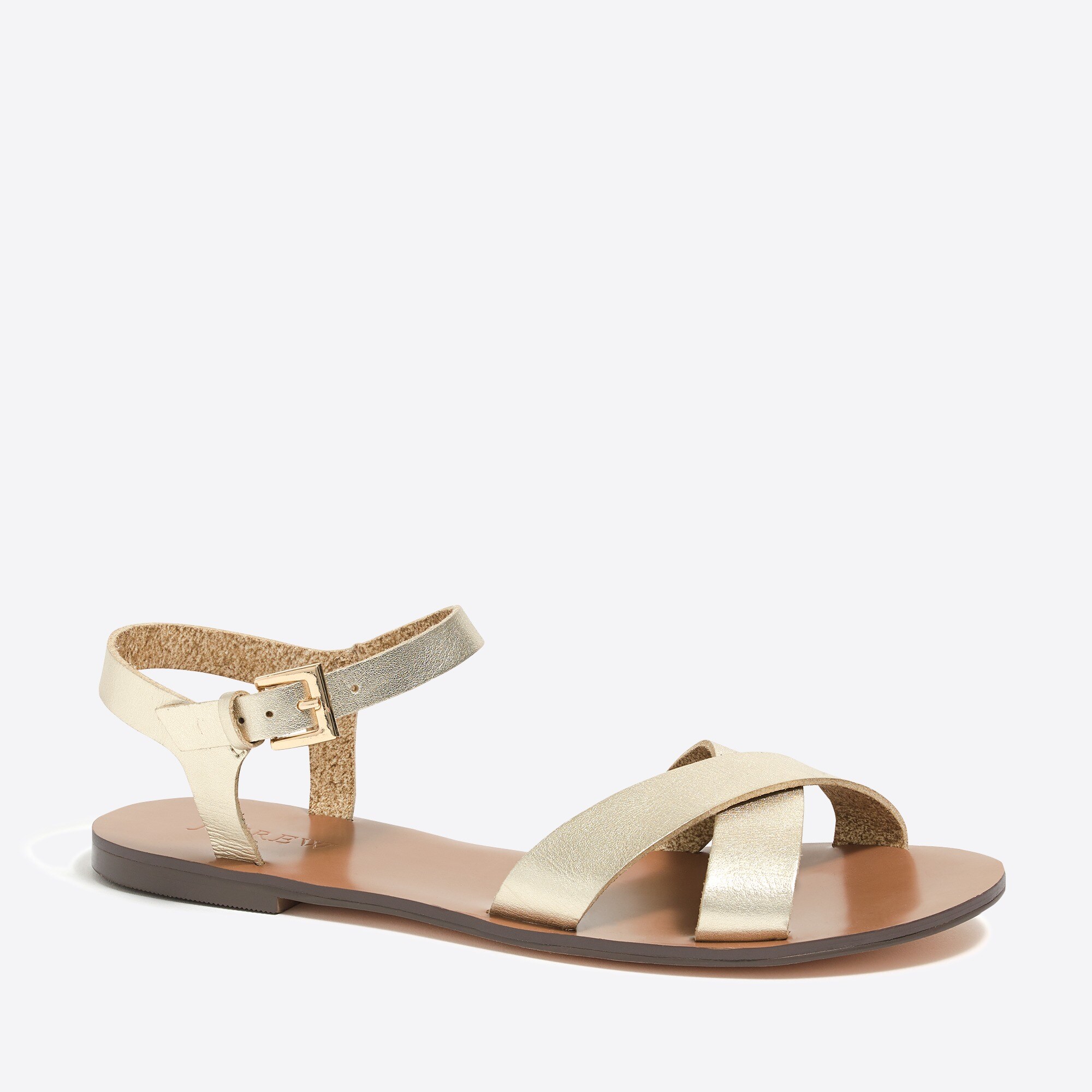 cross strap sandals womens