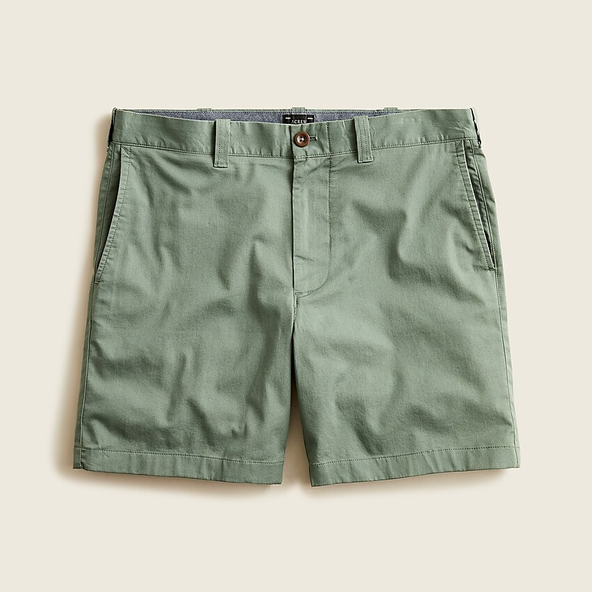 j.crew: 7" stretch chino short for men, right side, view zoomed