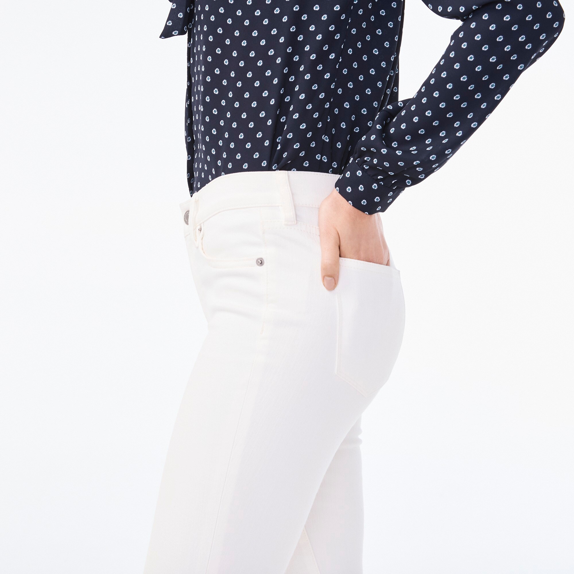 j crew factory white jeans