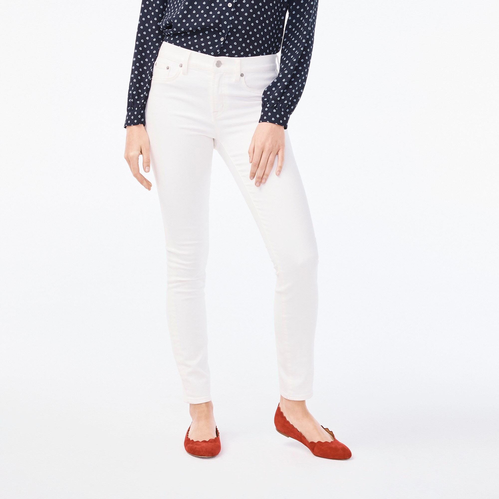 j crew white denim