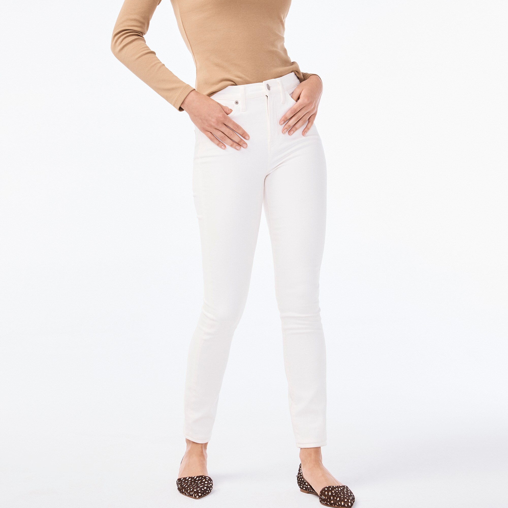 j crew factory white jeans
