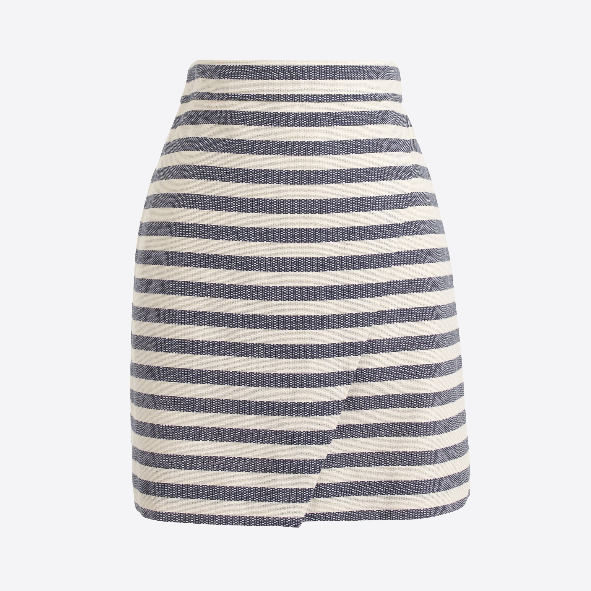 ミニスカート [fletta] Stripe layered wrap skirt STRIPE WRAP SKIRT 