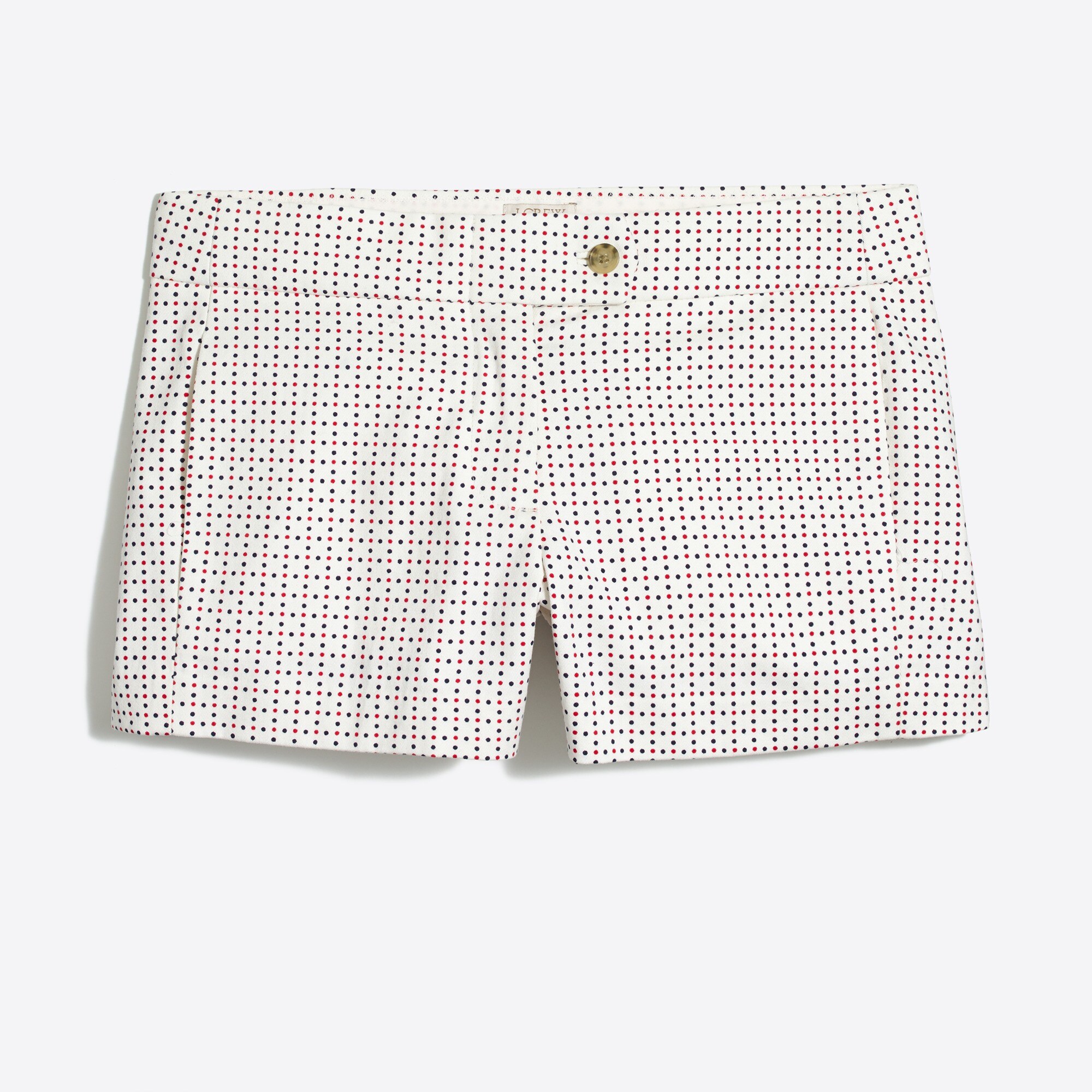 3" printed chino short for women