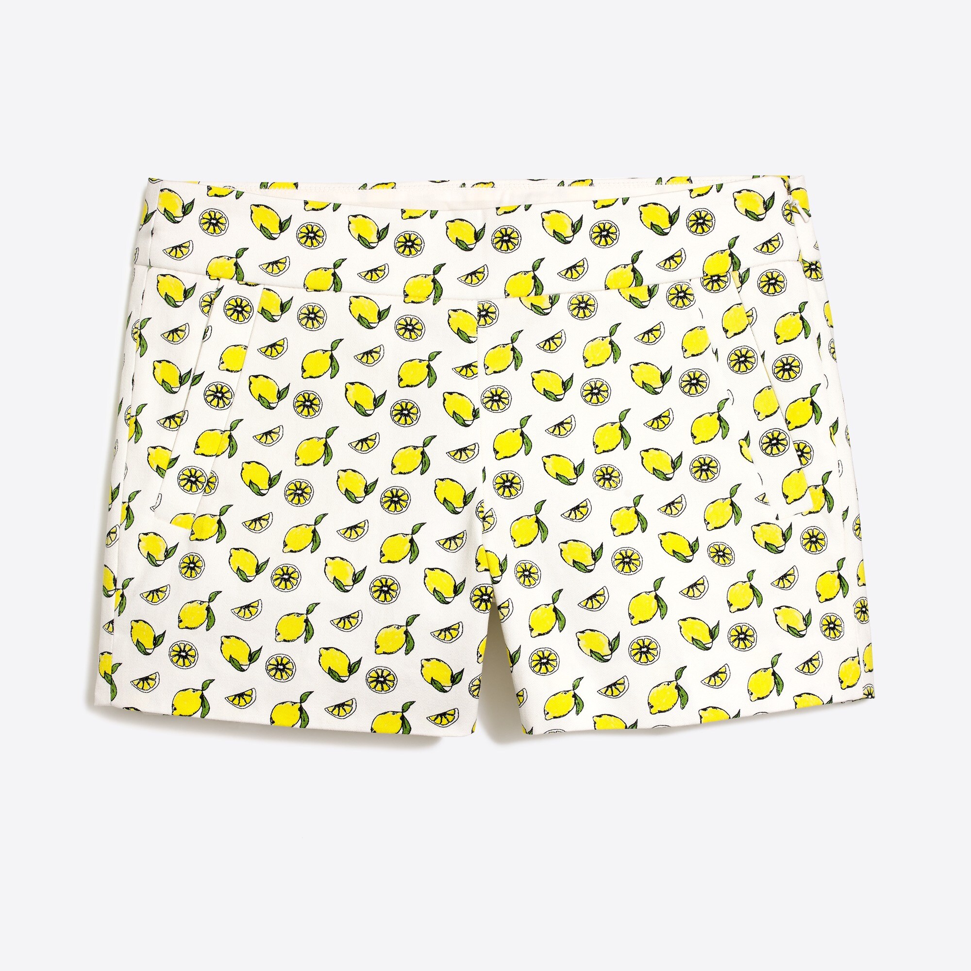 4" printed chino short