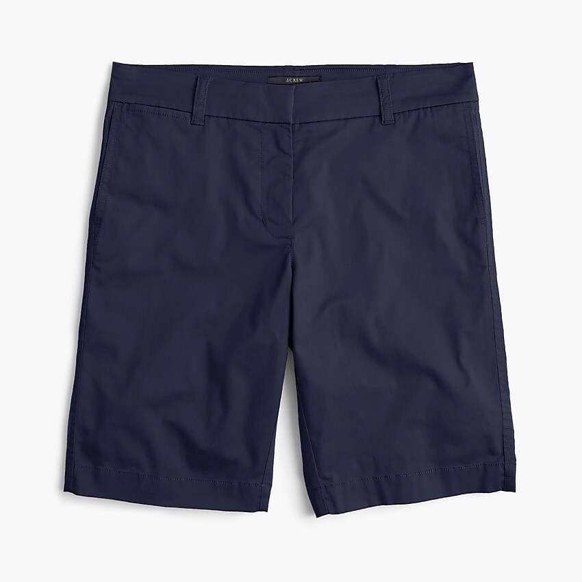 j.crew: bermuda stretch chino short for women, right side, view zoomed