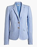 Schoolboy blazer in linen-cotton