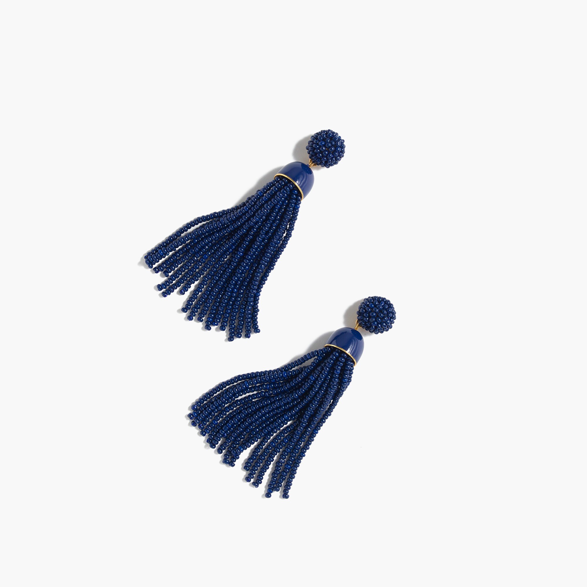 Beaded Tassel Earrings Women's Earrings J.Crew