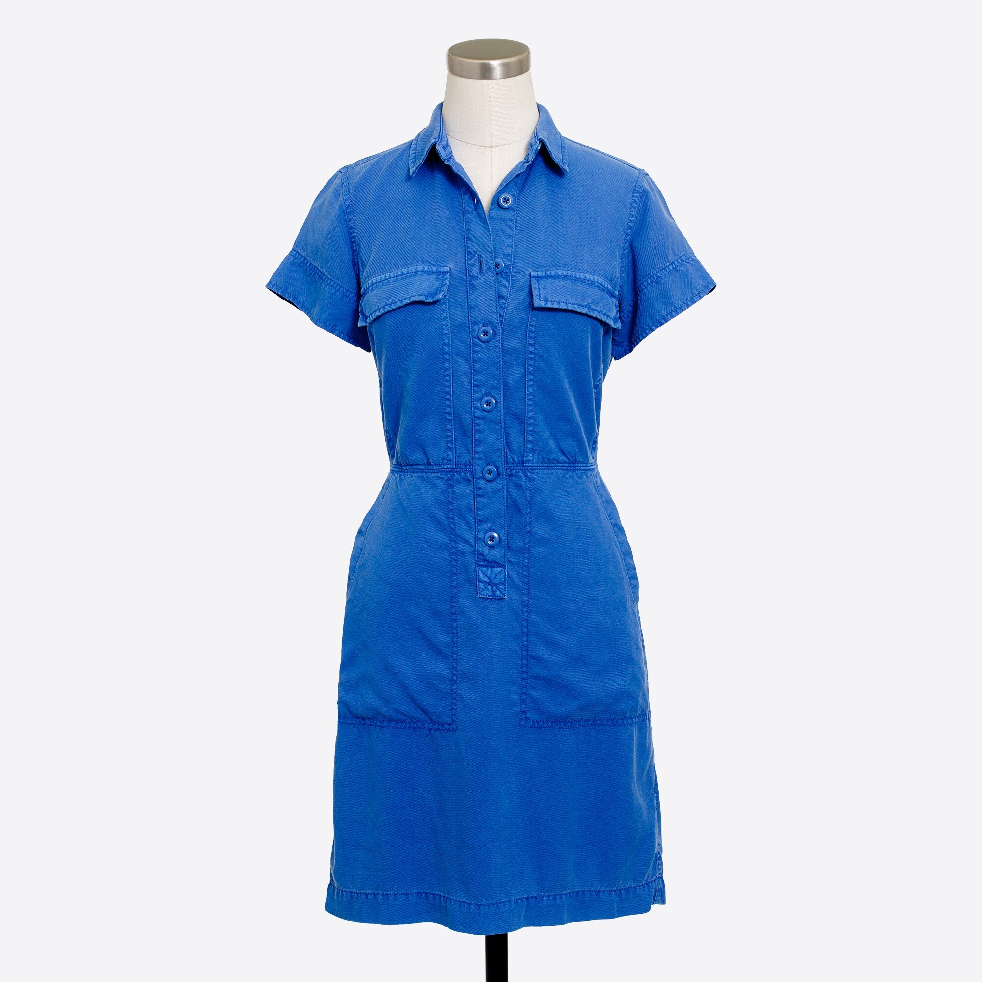 drapey oxford dress for women