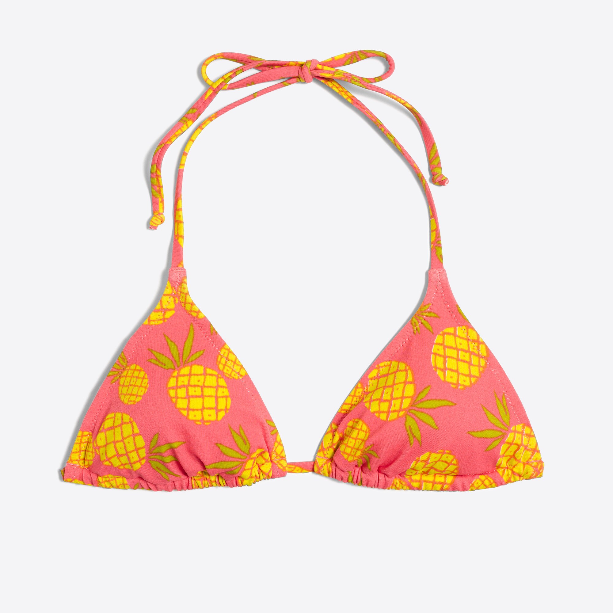 Pineapple string bikini top