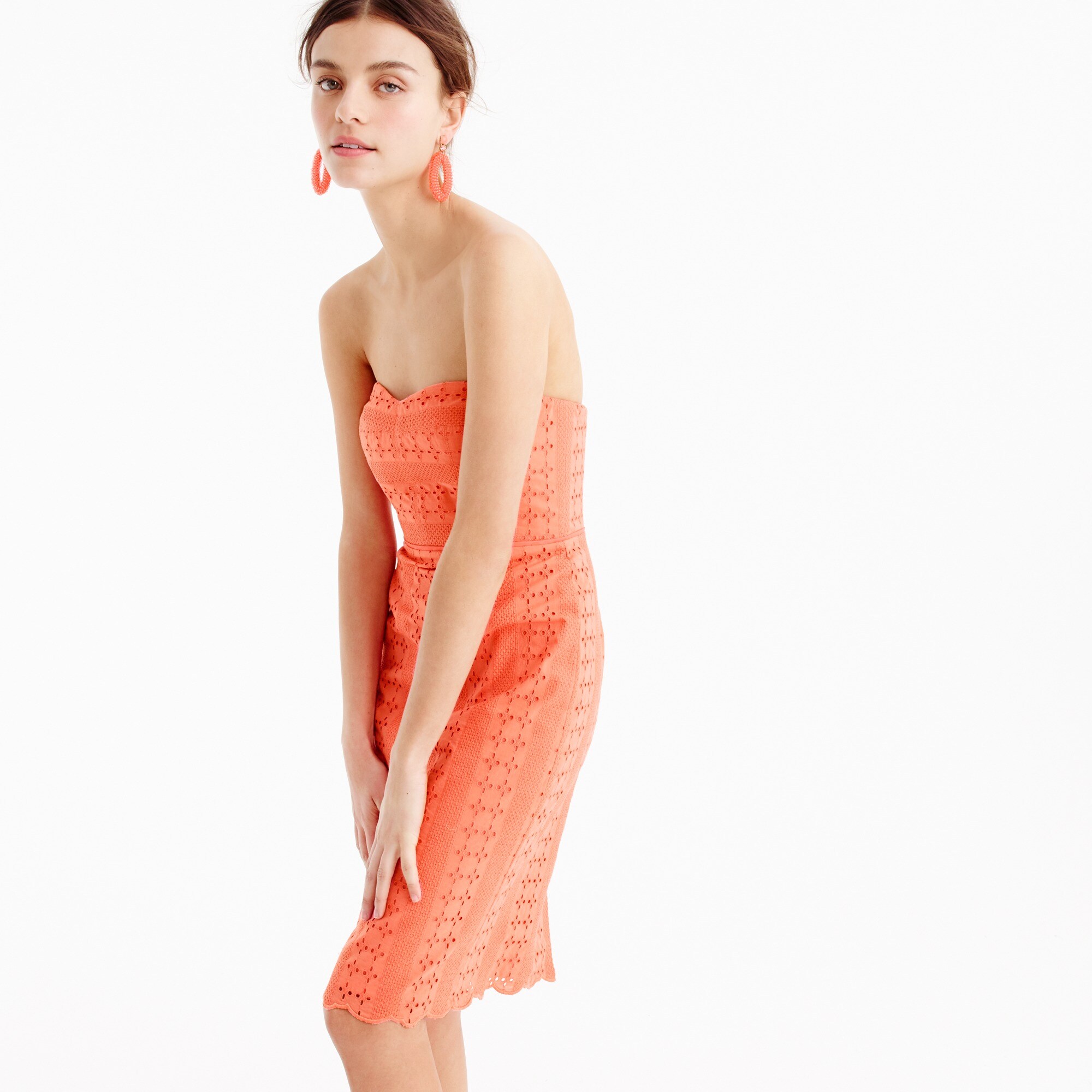 j crew strapless dress
