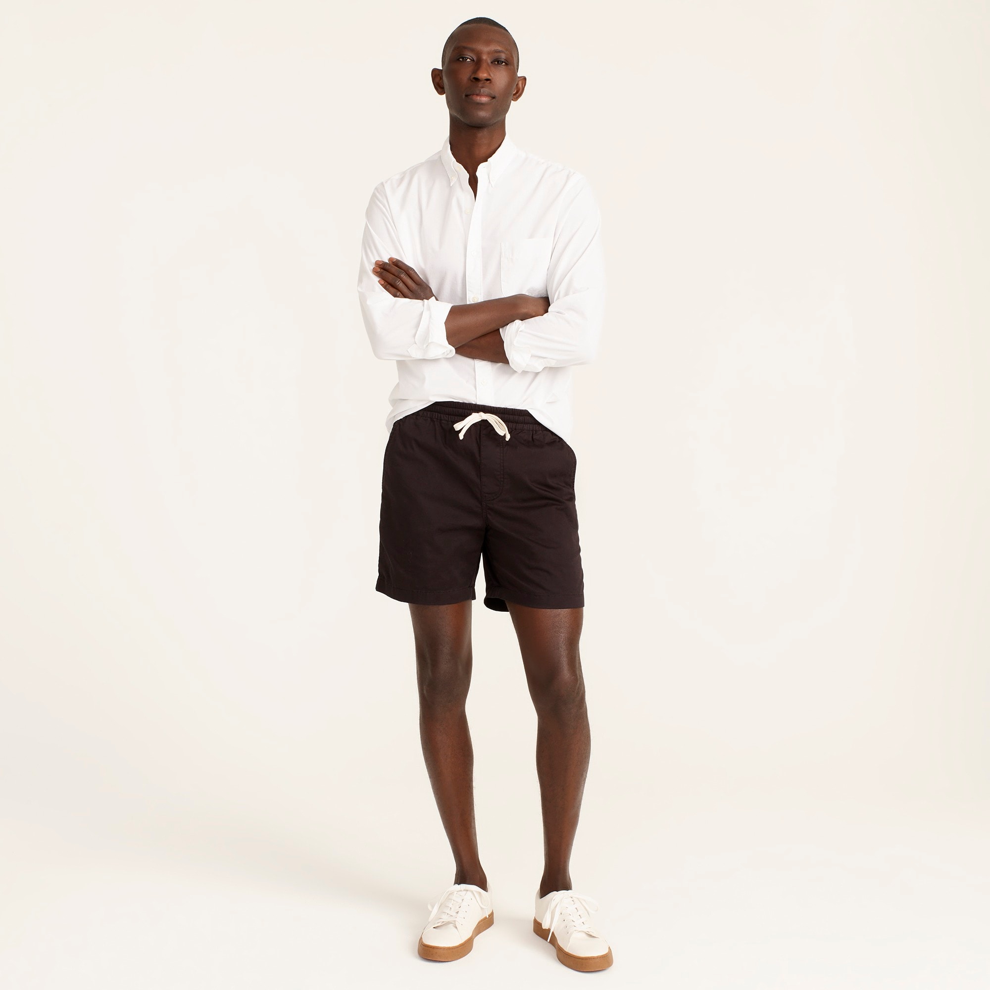 j.crew: 6" dock short in stretch chino for men