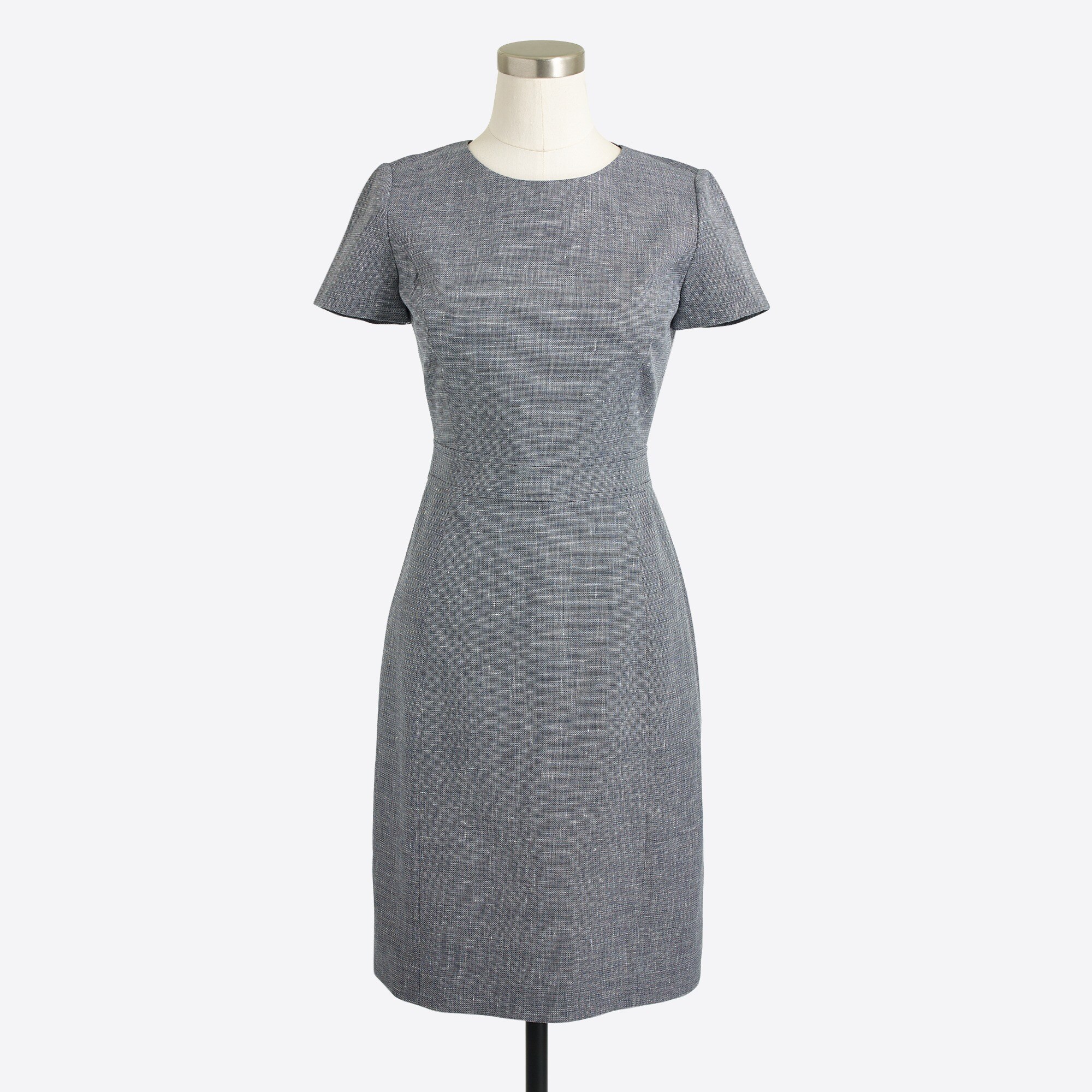 cotton-linen dobby dress for women