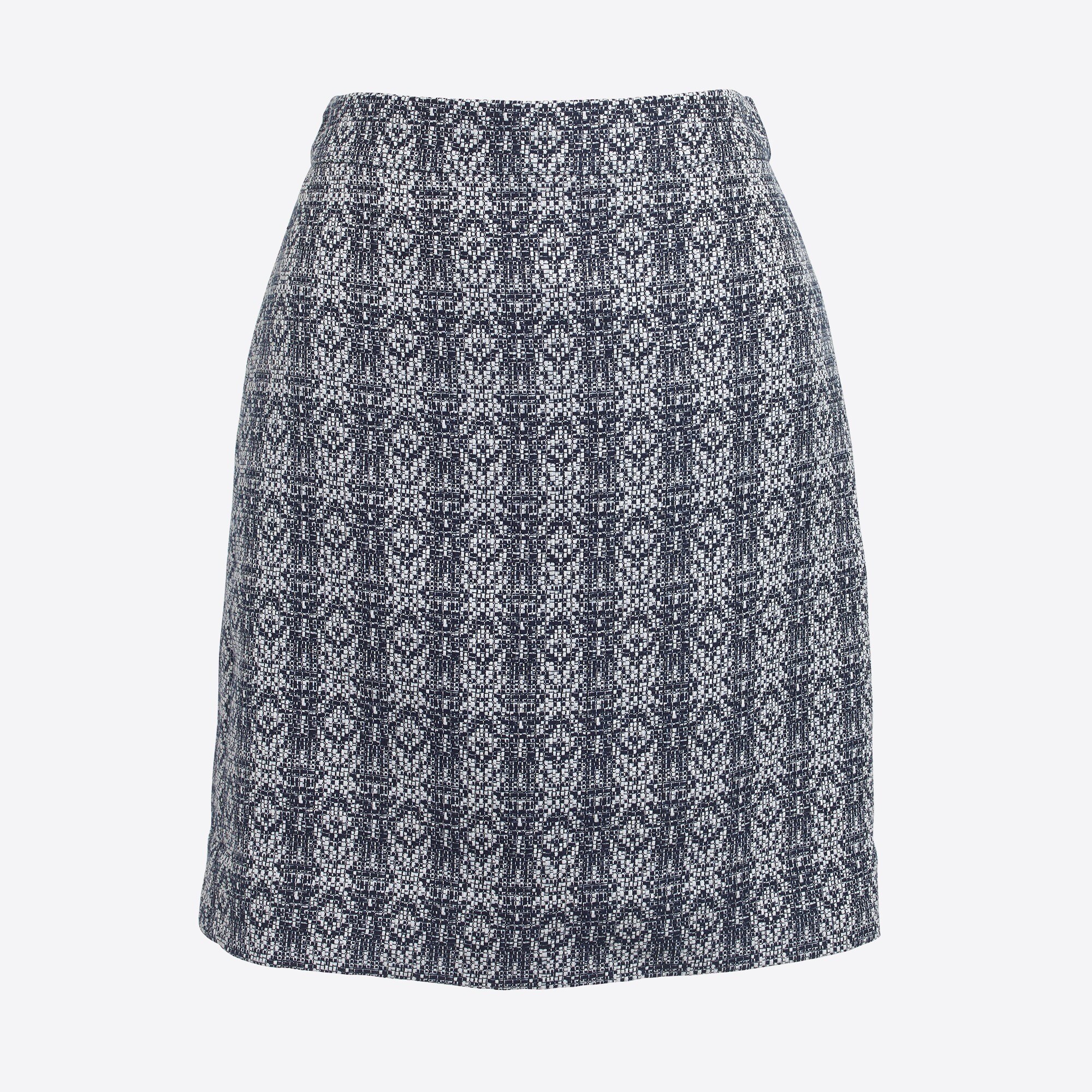 Jacquard mini skirt