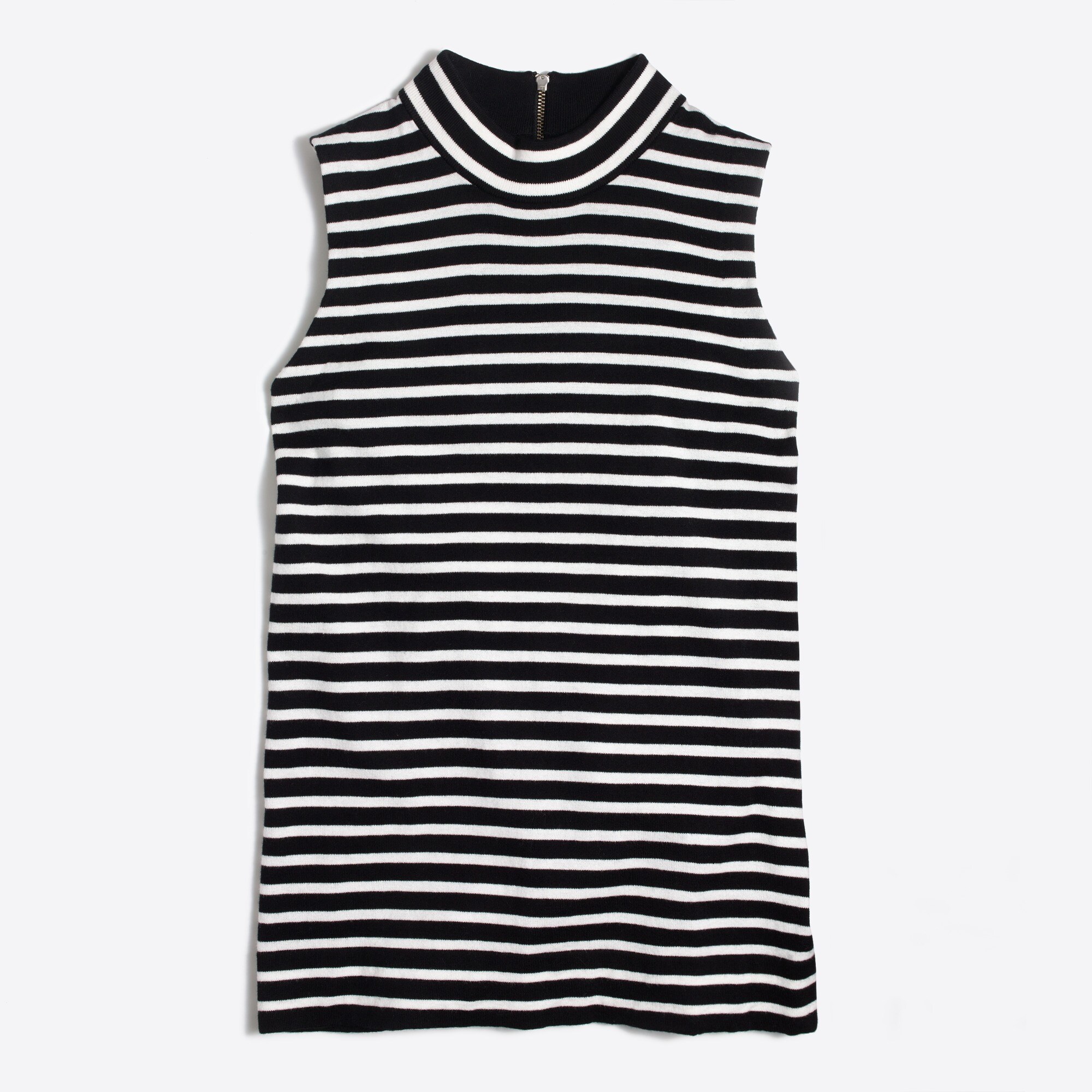 striped cotton sweater-vest for women