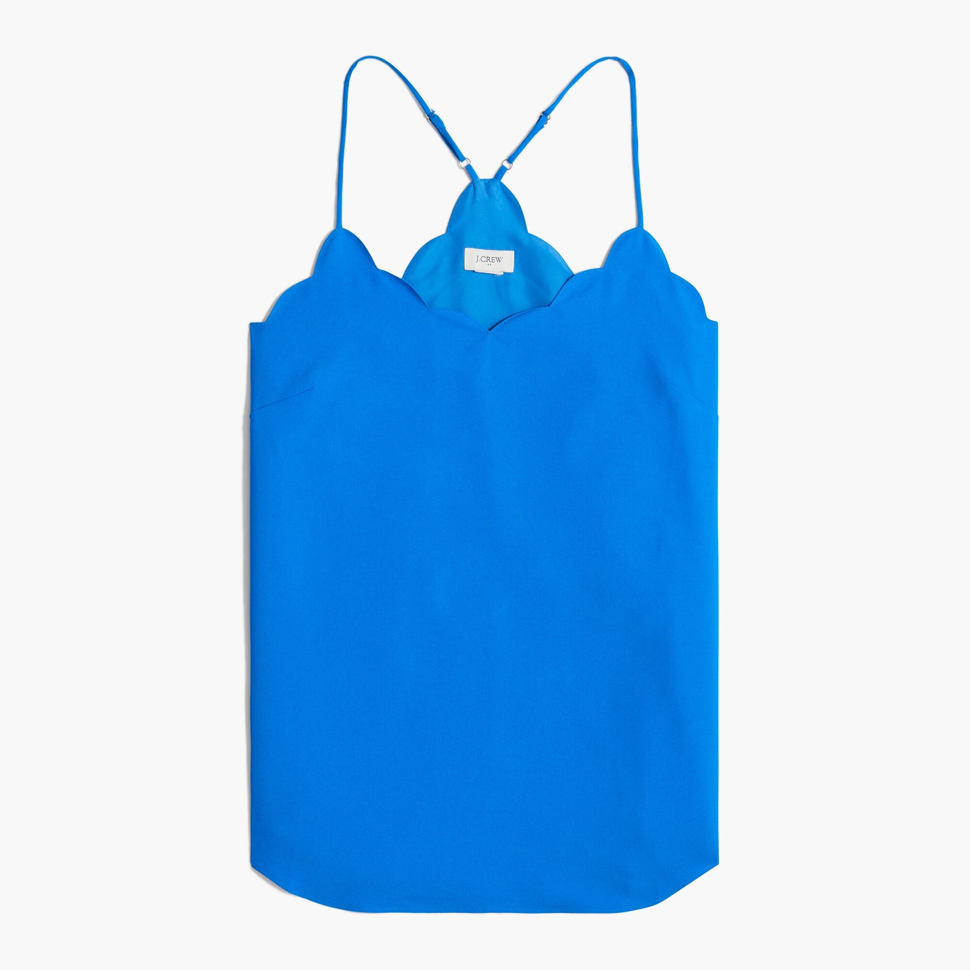 scalloped cami top for women