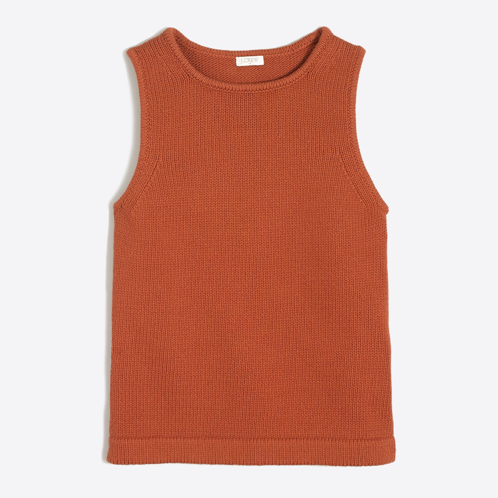 cotton sweater tank top for women