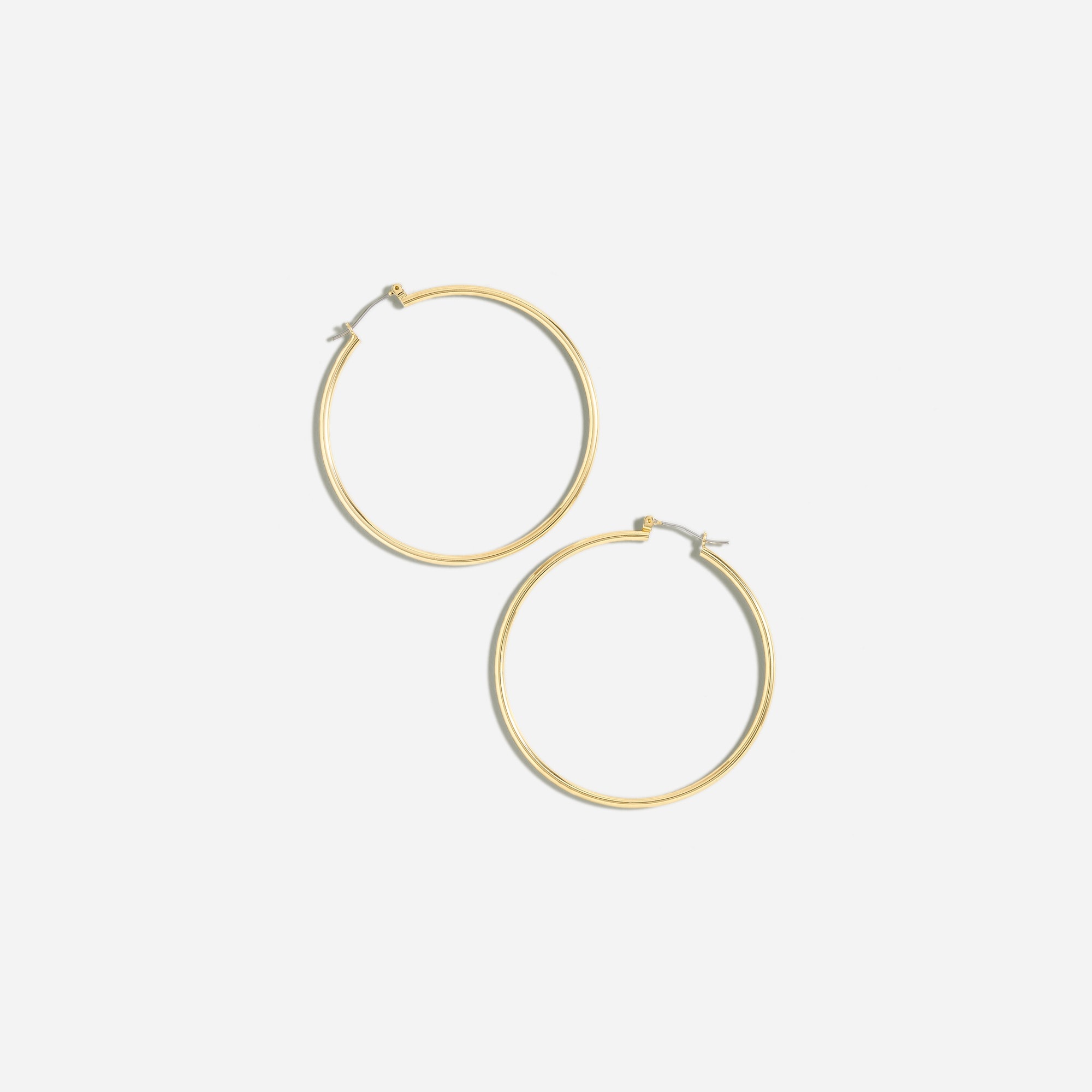 womens Antique-gold hoop earrings