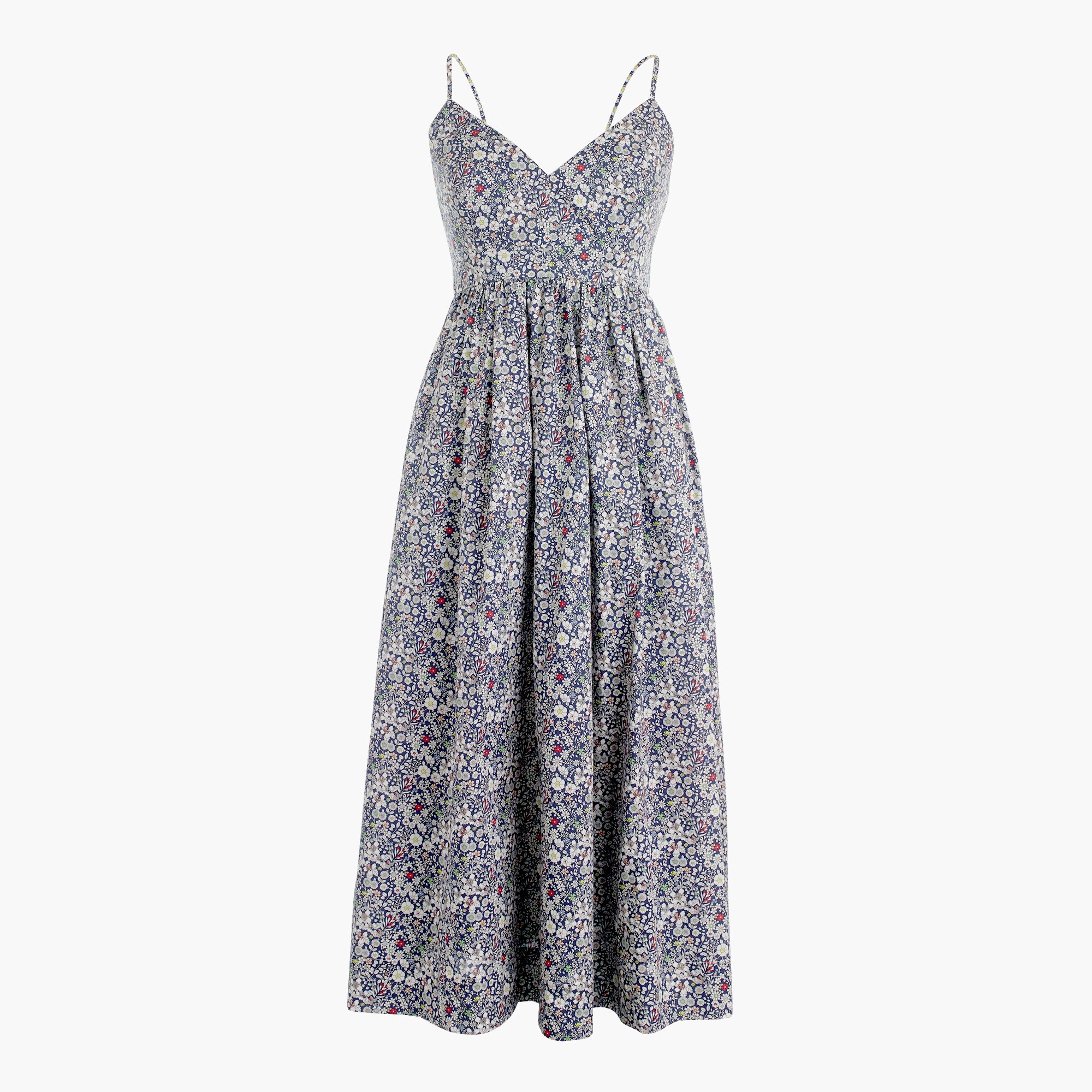 Spaghetti-strap Dress In Liberty June's Meadow Floral For Women | J.Crew