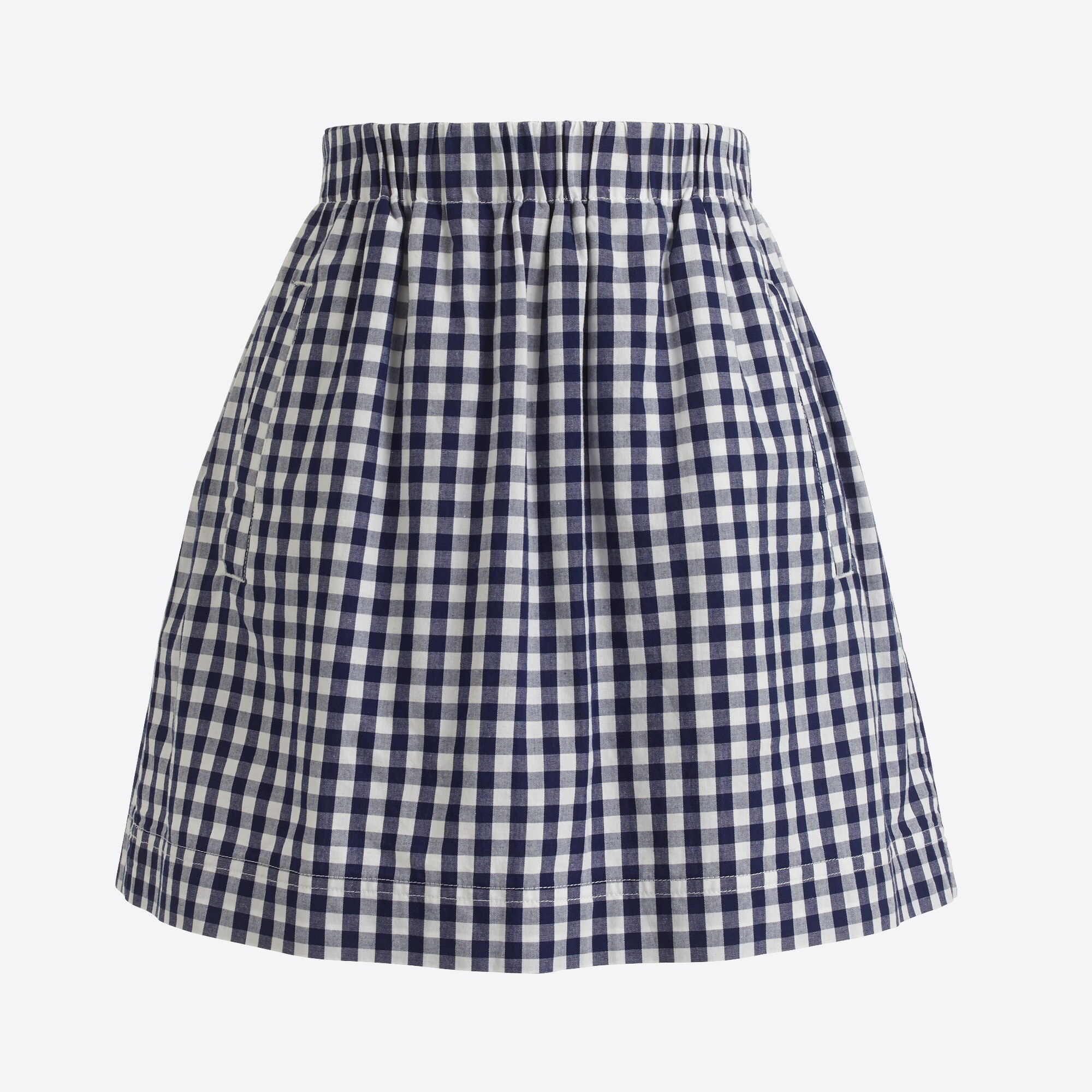 Factory: Gingham Skirt For Women