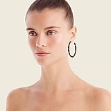 Tortoise hoop earrings