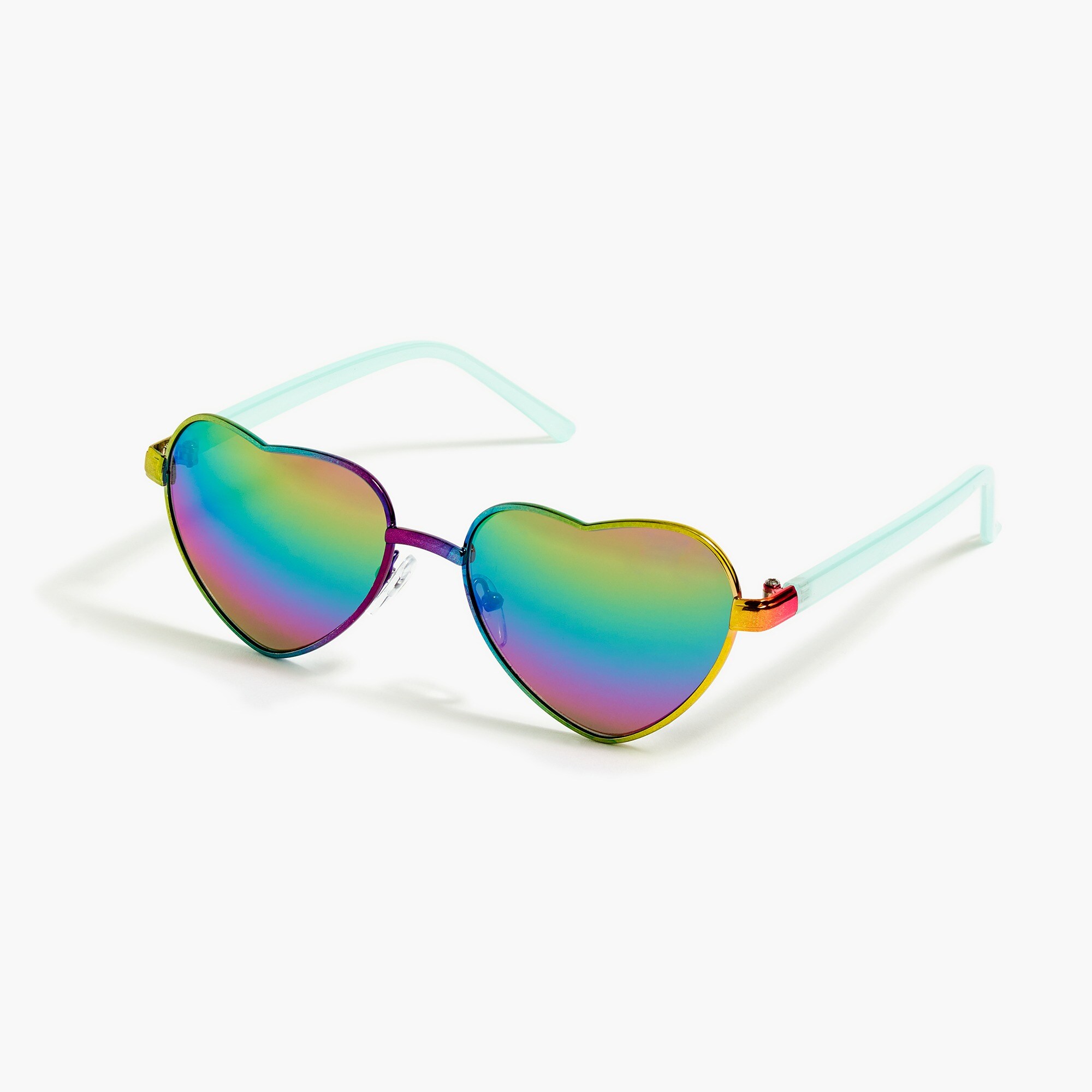 Girls' heart aviator sunglasses