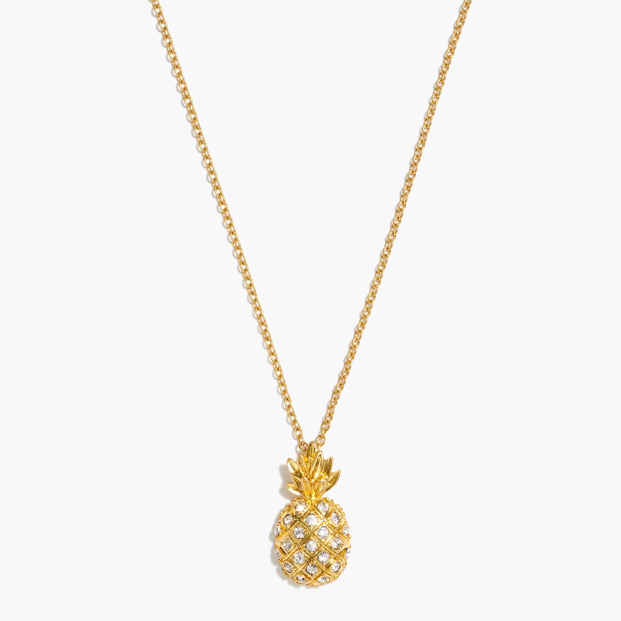Pineapple pendant necklace