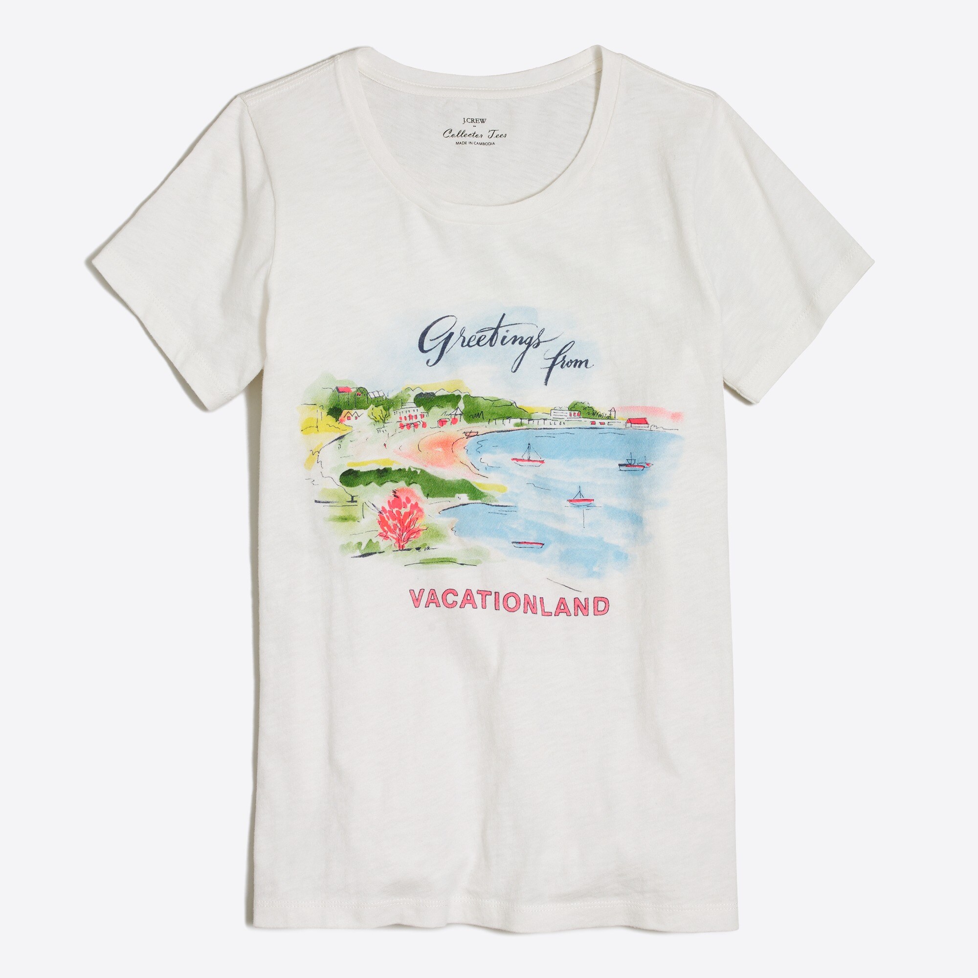 Postcard collector tee