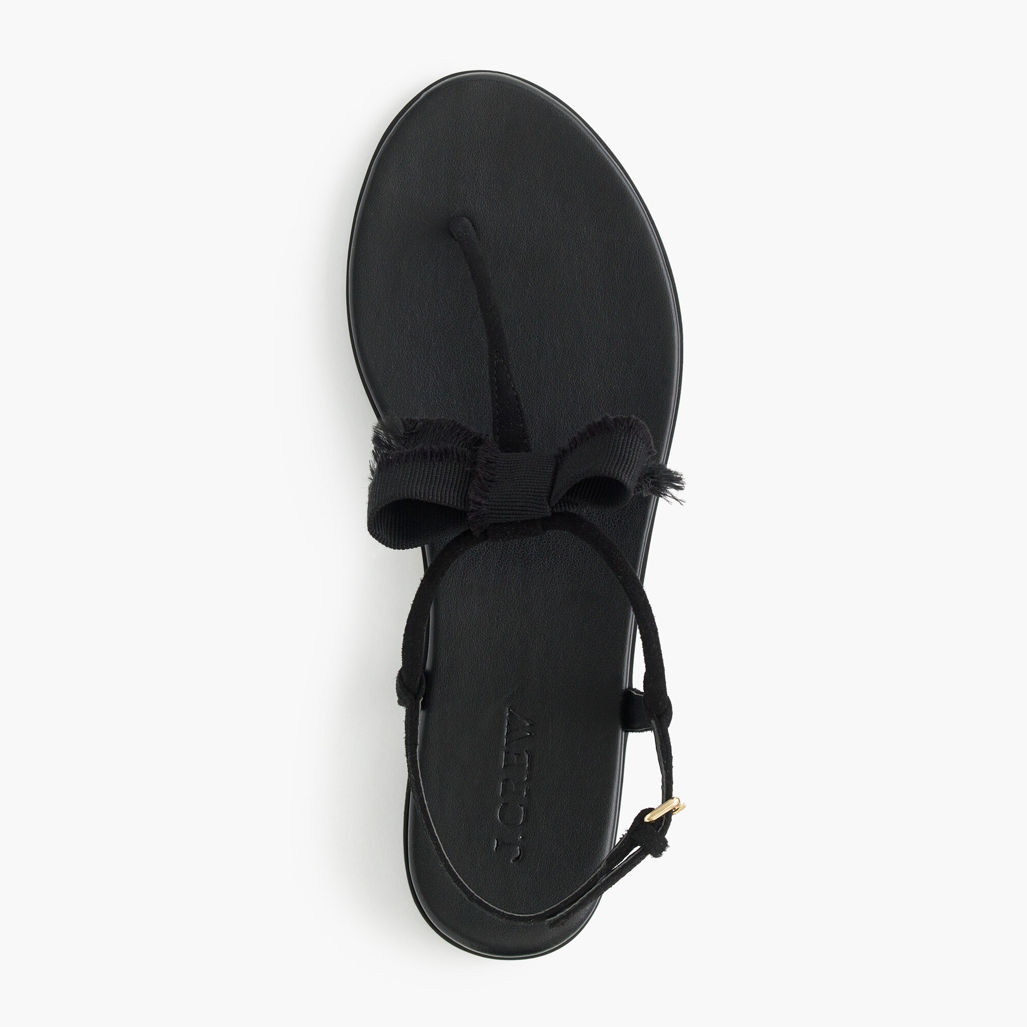 t strap bow sandals