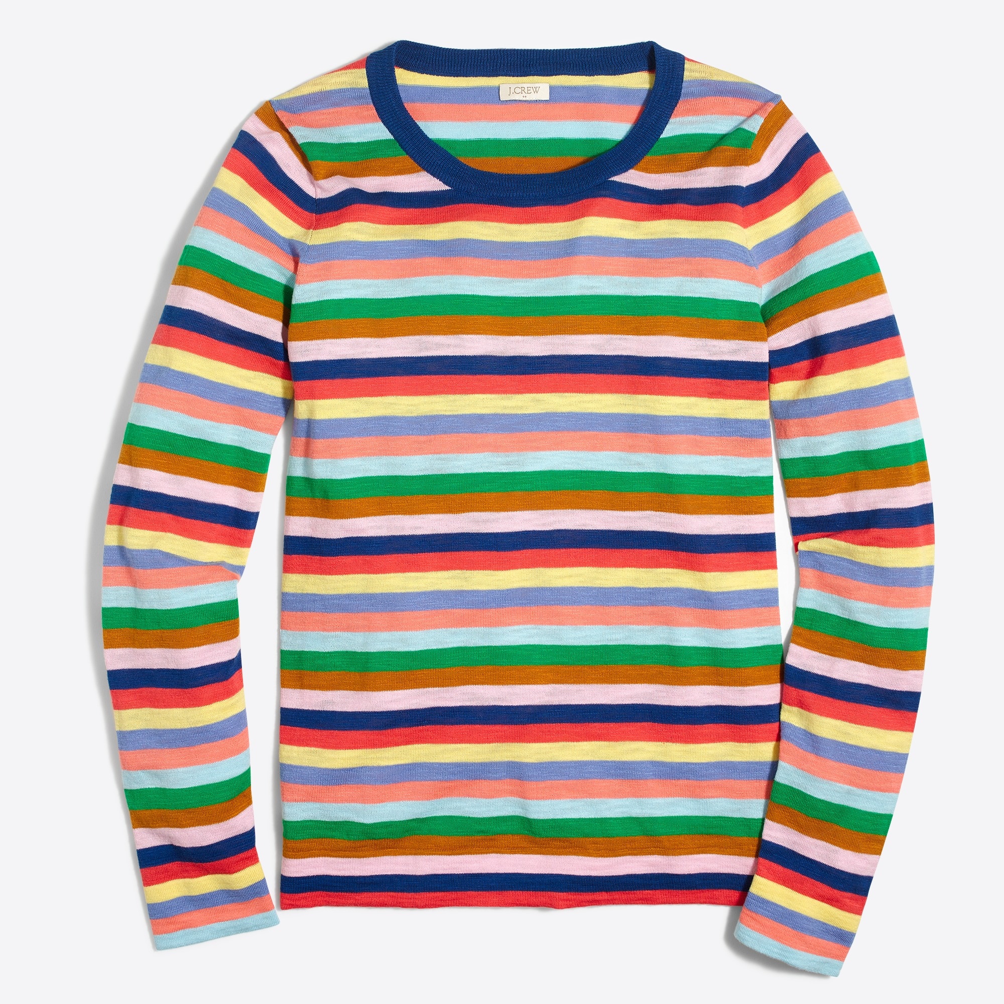Mixed-stripe Teddie sweater