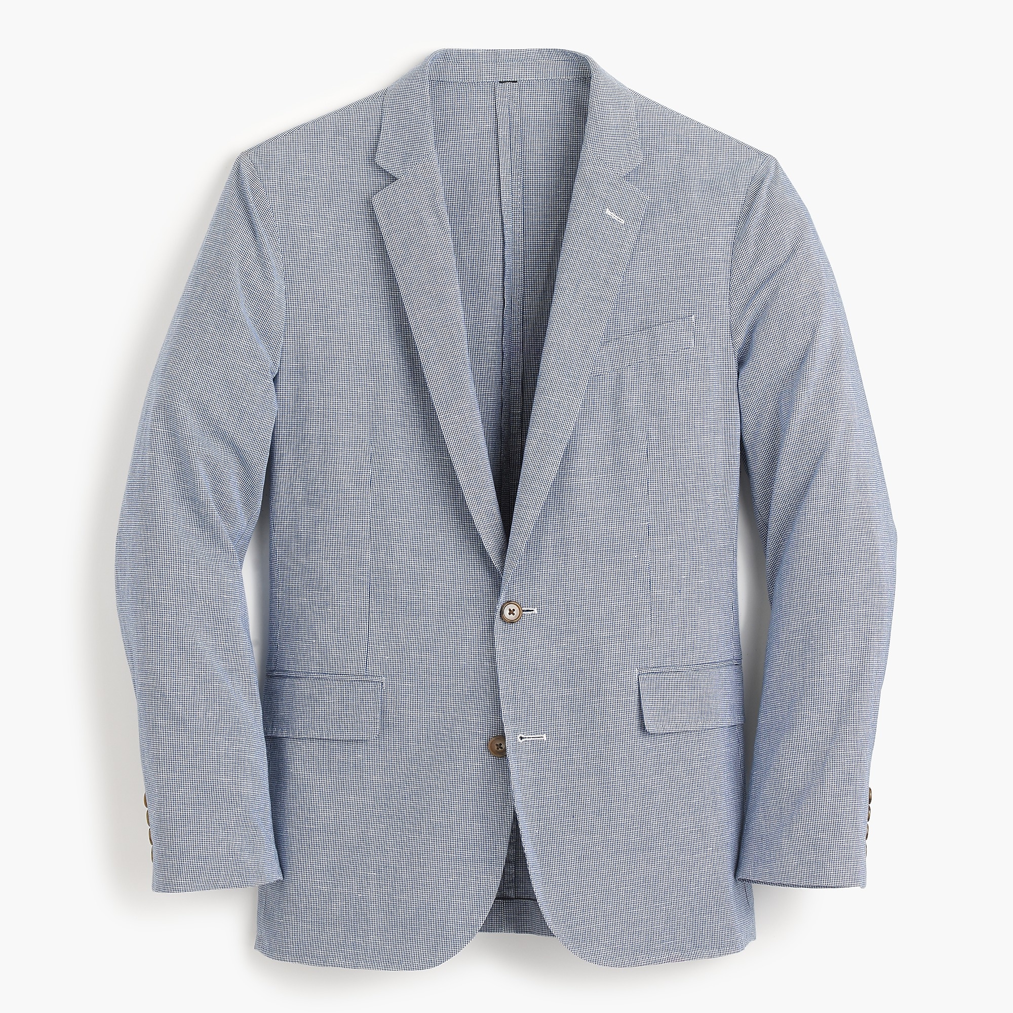 J.Crew: Unstructured Ludlow Slim-fit Cotton-linen Blazer In Blue ...