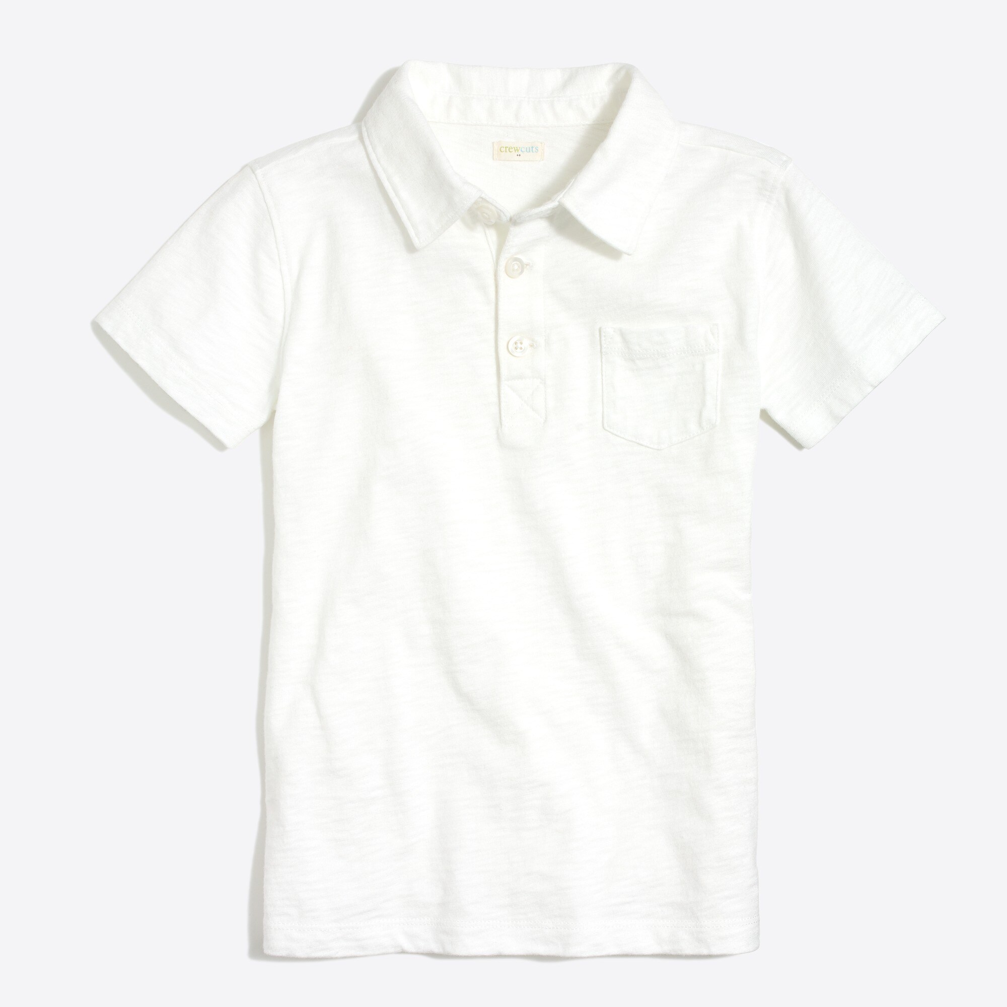 Boys' sunwashed garment-dyed polo shirt