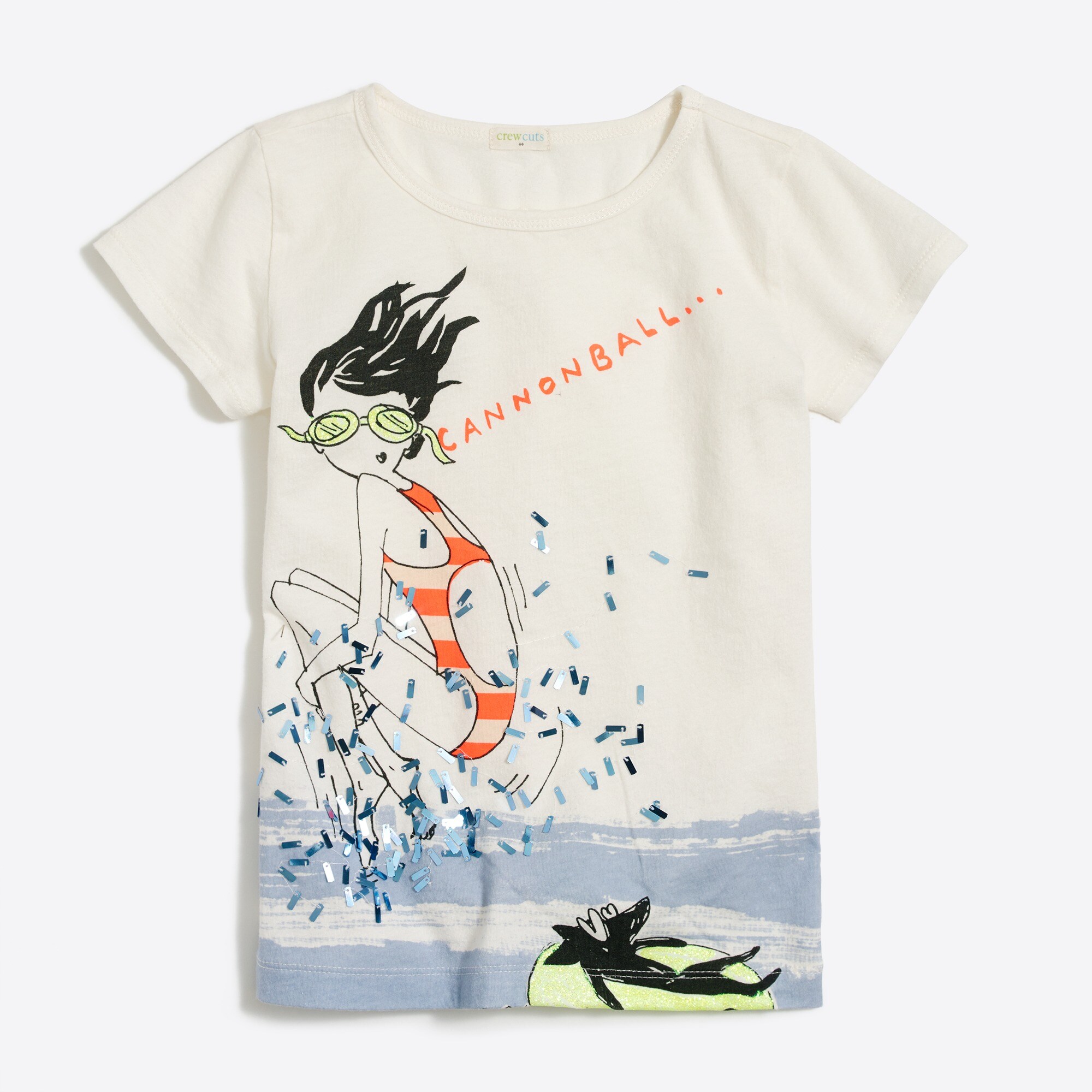 Girls' Maddie cannonball graphic tee