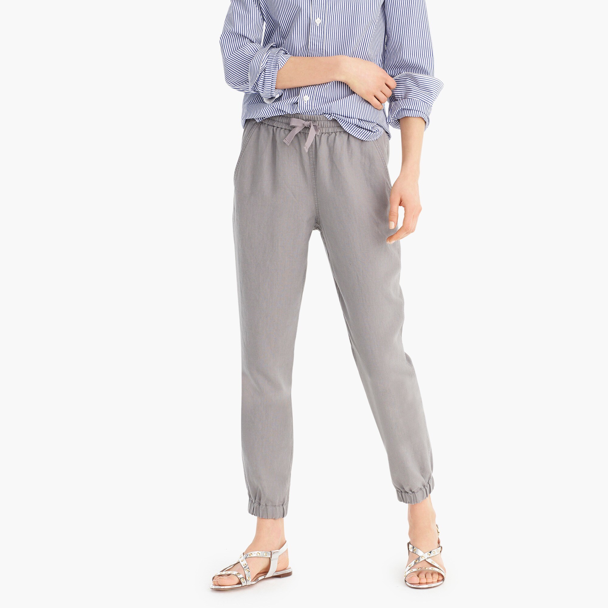 j crew linen pants womens