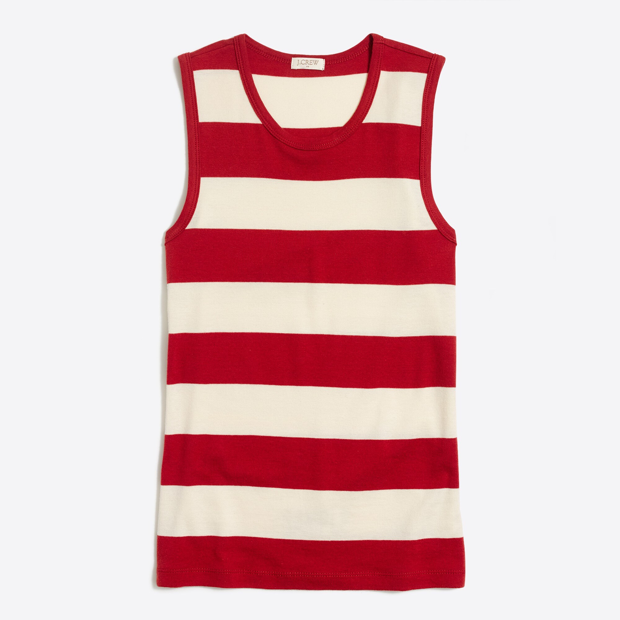 Striped perfect-fit shell