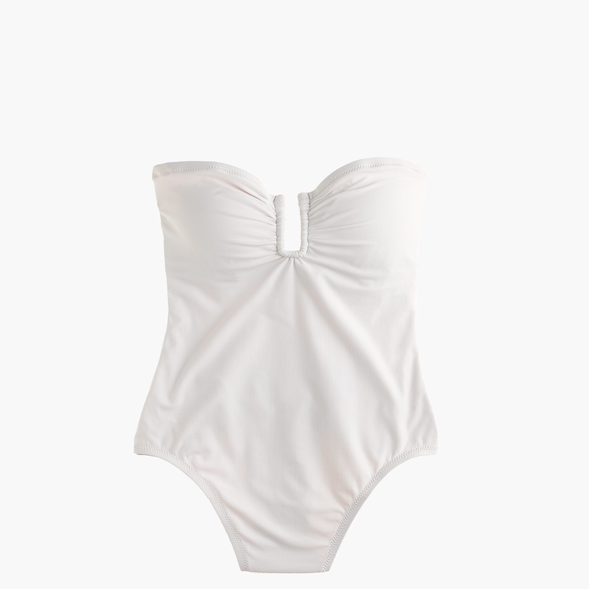 U-front bandeau one-piece
