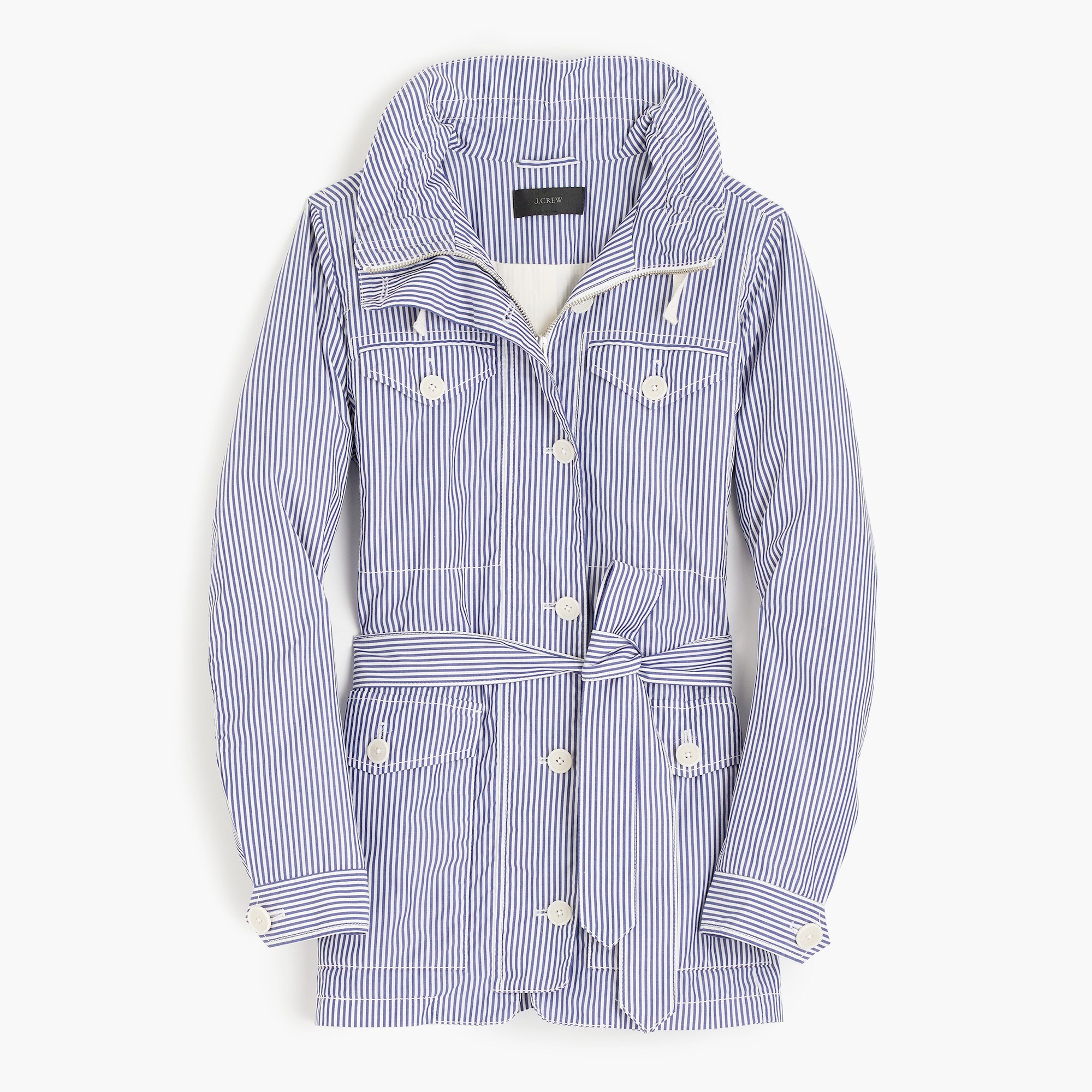 J.Crew Striped Utility Jacket