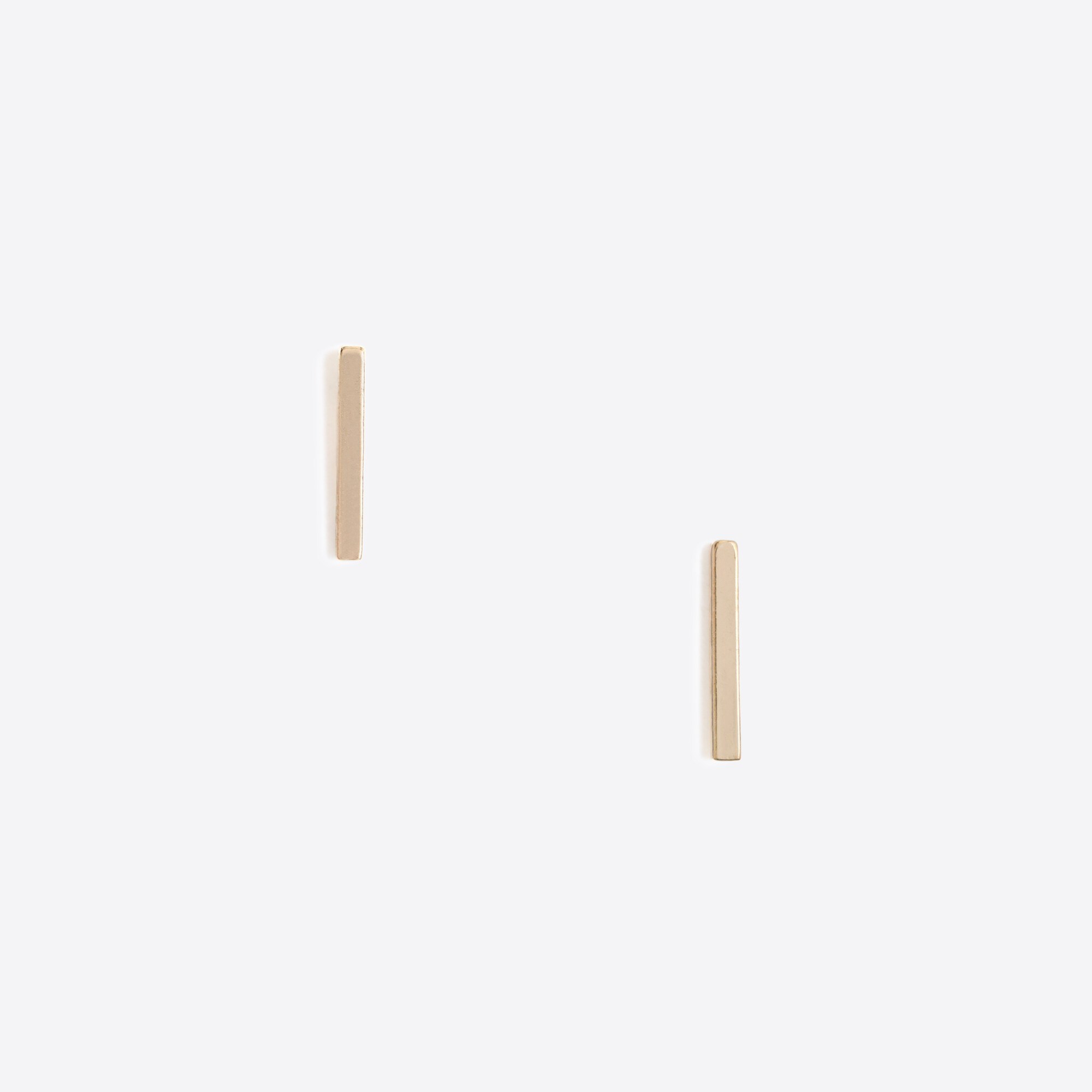 Bar stud earrings