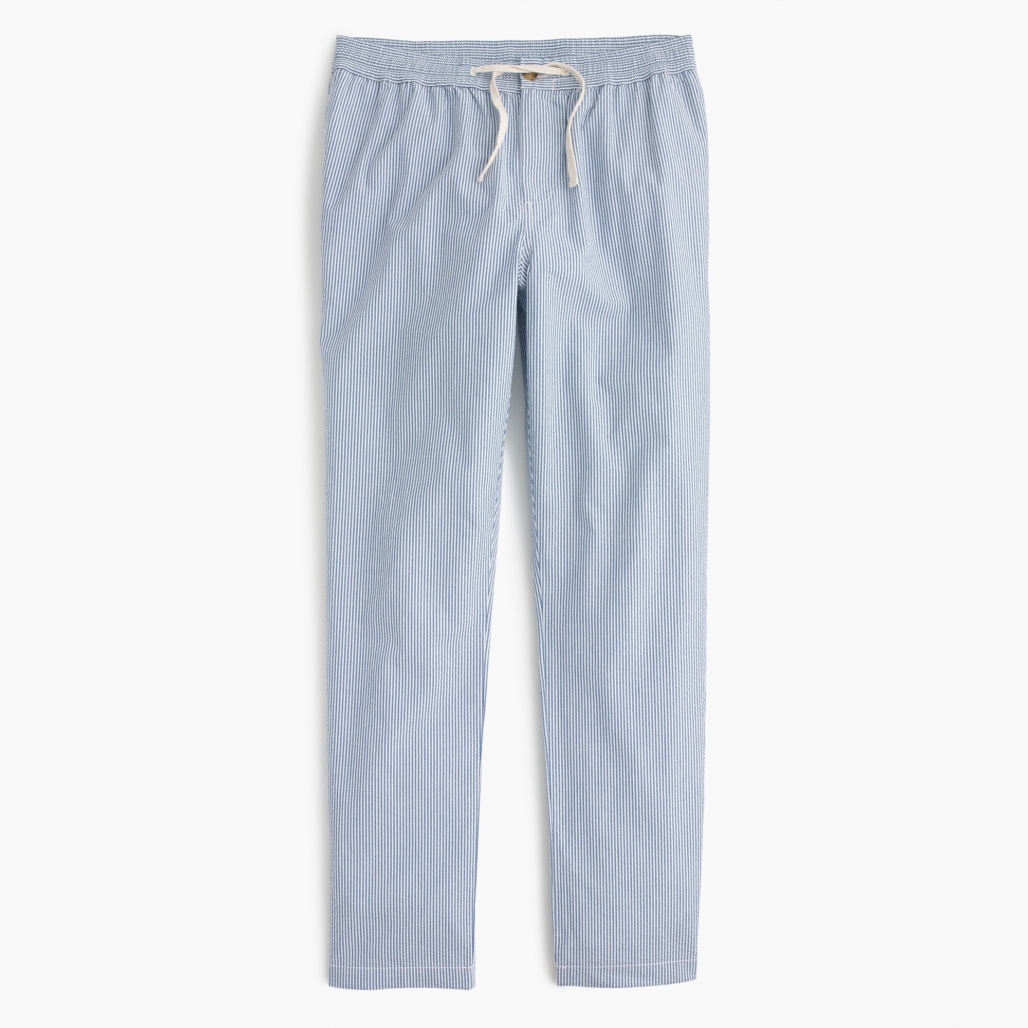 Seersucker drawstring pant